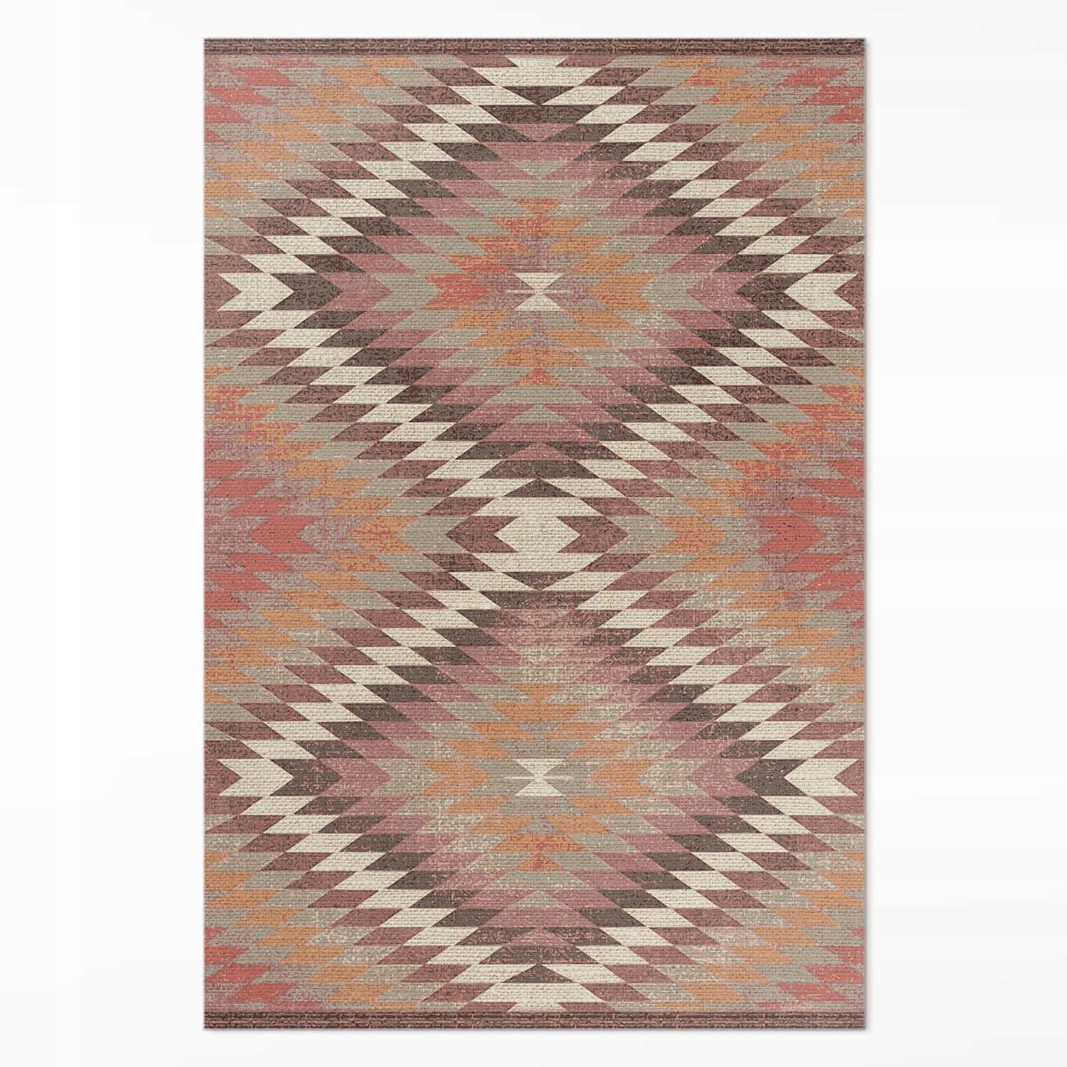 Vinylový koberec s potlačou Turecký vzor s ozdobnou imitáciou tkaniny 80 x 120 cm