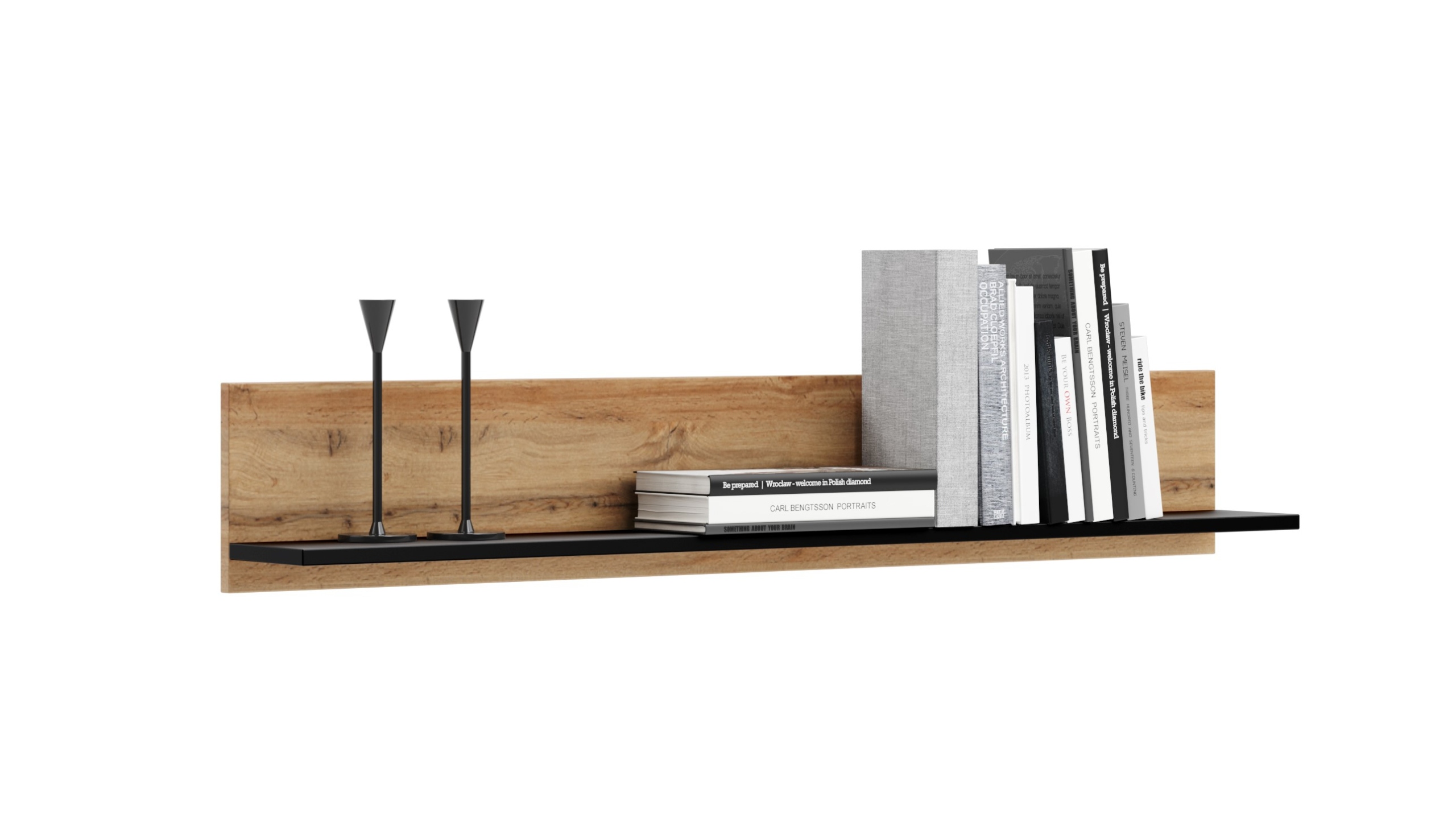 

Półka wisząca Shelf 100 cm ścienna solidna salon