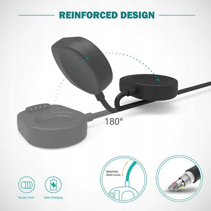 KABEL USB ZASILAJĄCY PRZEWÓD ŁADUJĄCY ŁADOWARKA MAGNETYCZNA SUUNTO 7 4PIN Marka Inna