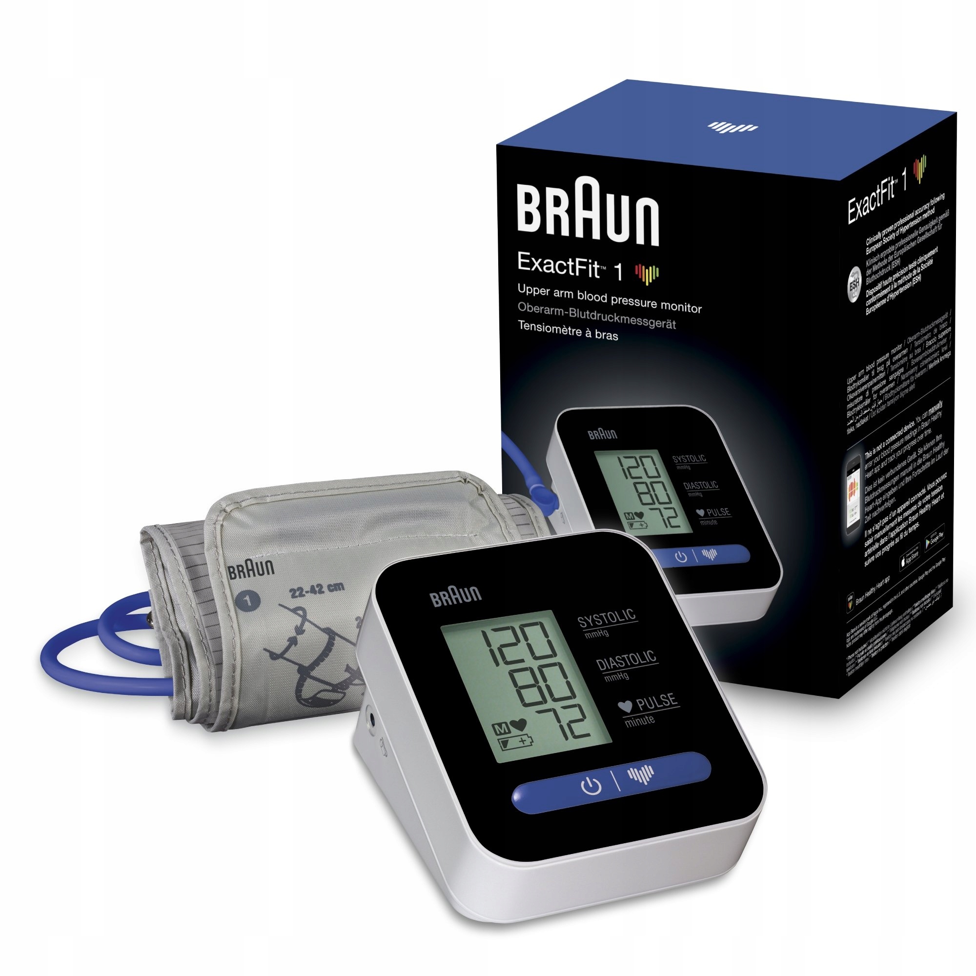 

Braun ExactFit1 BUA5000 Ciśnieniomierz naramienny