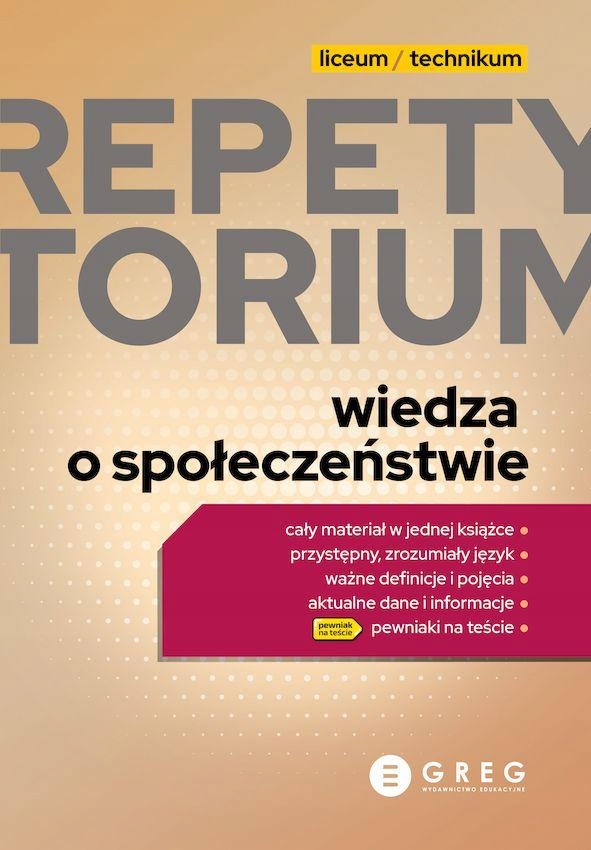 WIEDZA O SPOŁECZEŃSTWIE. REPETYTORIUM...