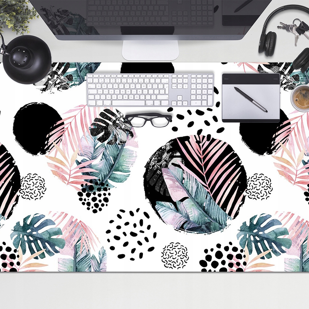 

Podkładka mata Abstrakcja liście Deskmat 100x50 cm