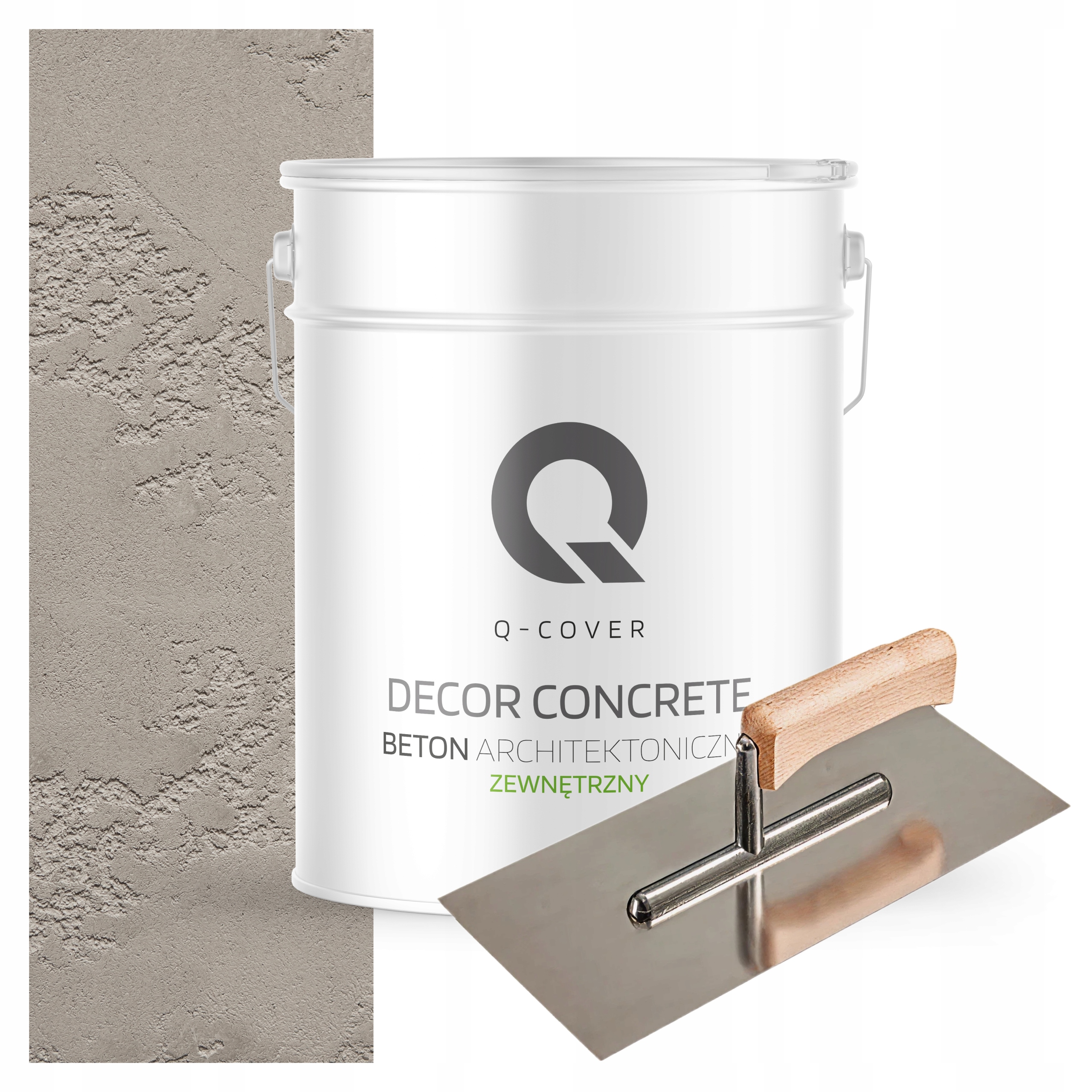 Dekorativní venkovní beton připravený k použití 10 m2 15 kg šedý světlý Paca