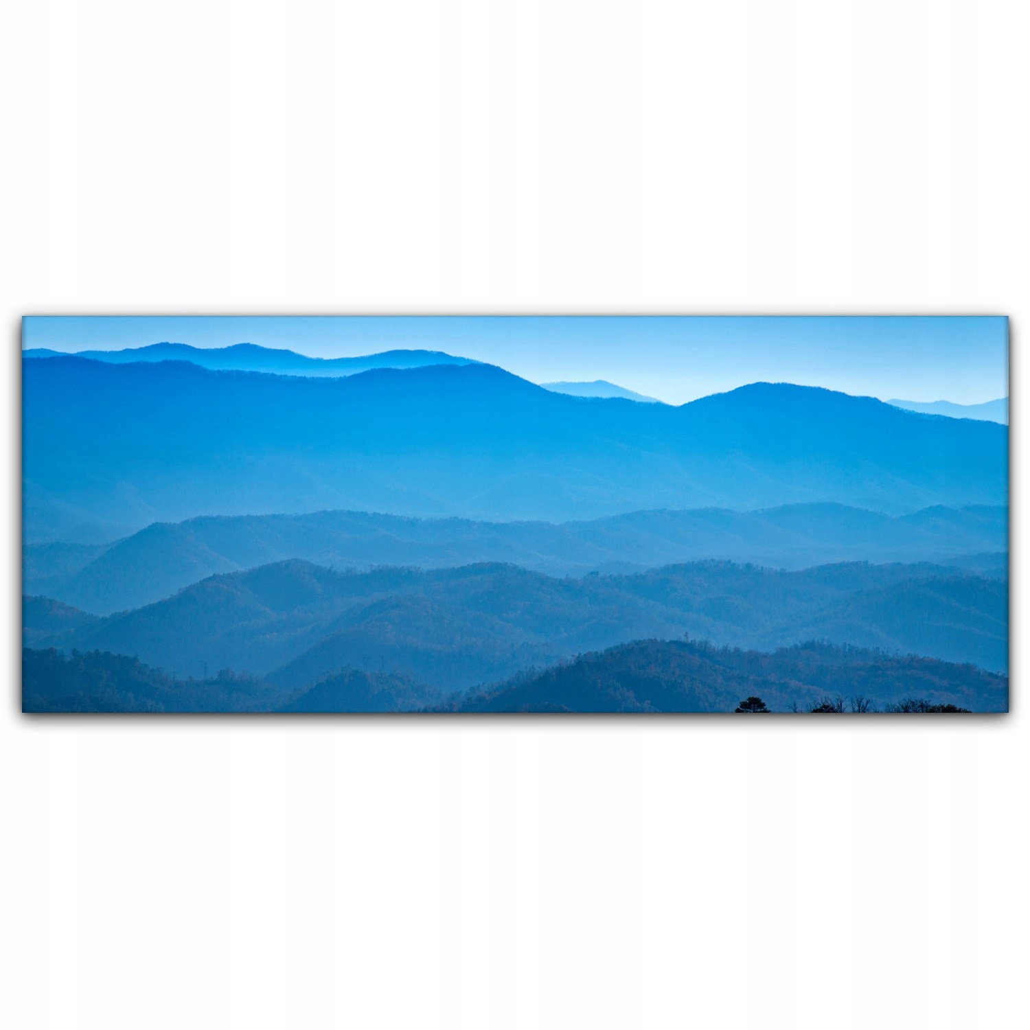 

Canvas płótno do sypialni 125x50 Mgła Góry Natura
