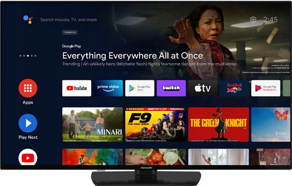 SMART TV 50" Hanseatic 50U800UDS 4K HDR10 Android 11 BEZRAMKOWY