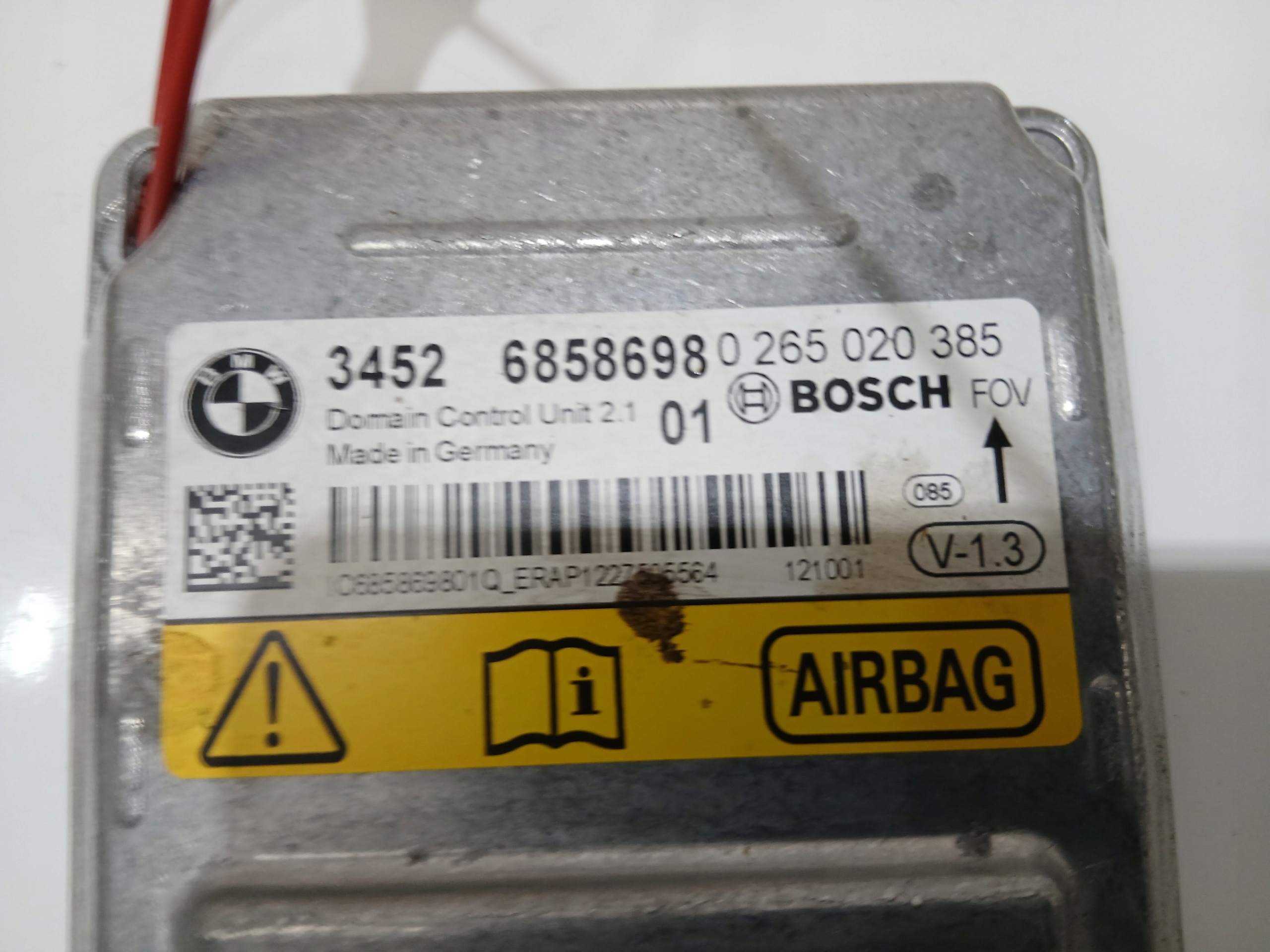 modulo SENSOR airbag BMW F30 F31 6858698