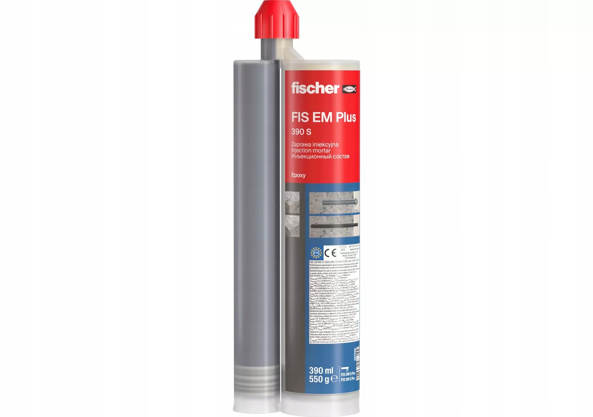 Fischer Epoxidová malta Fis Em Plus 585 S