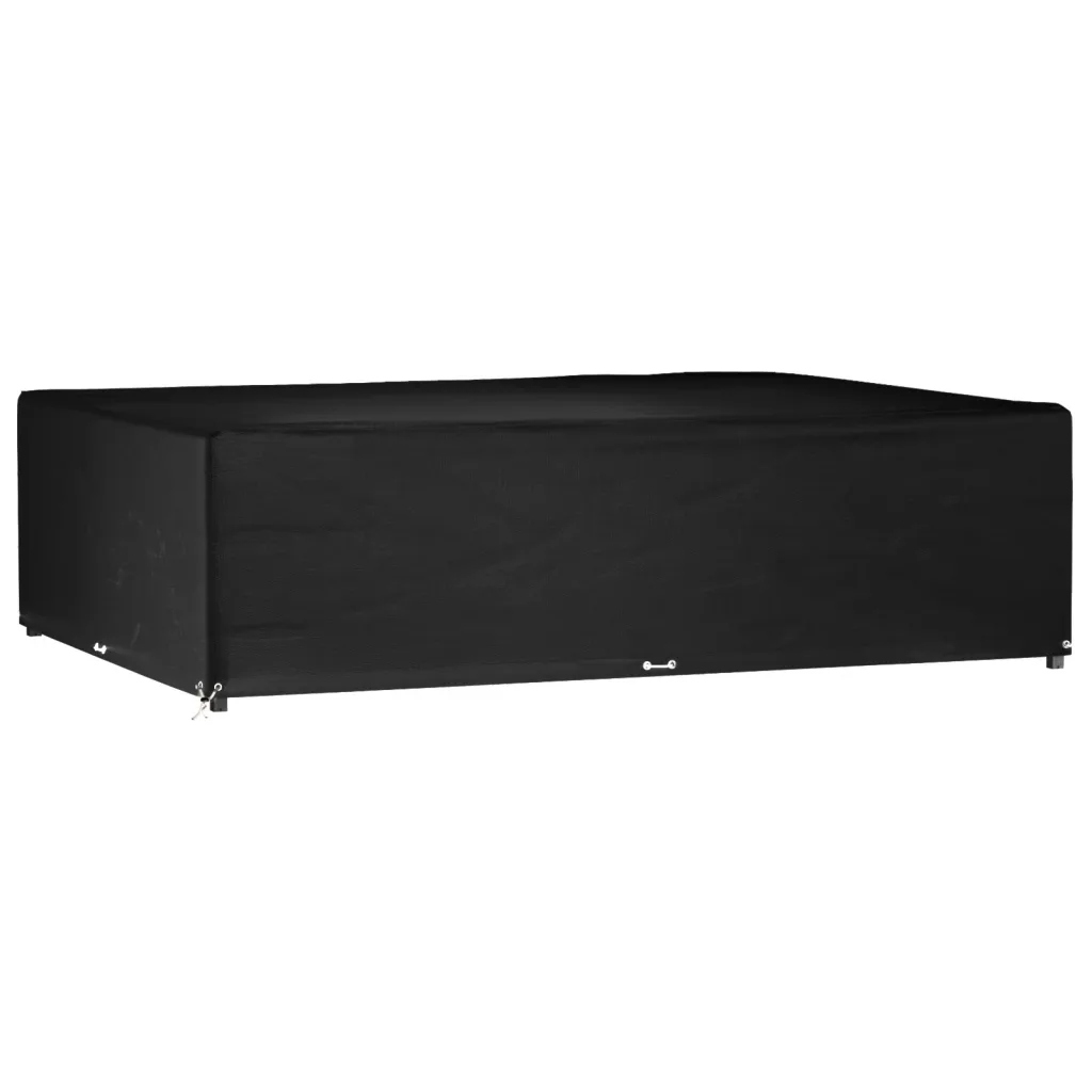 Obal na zahradní nábytek z Pe, odolný vůči Uv záření, 300 x 200 x 75 cm, černý