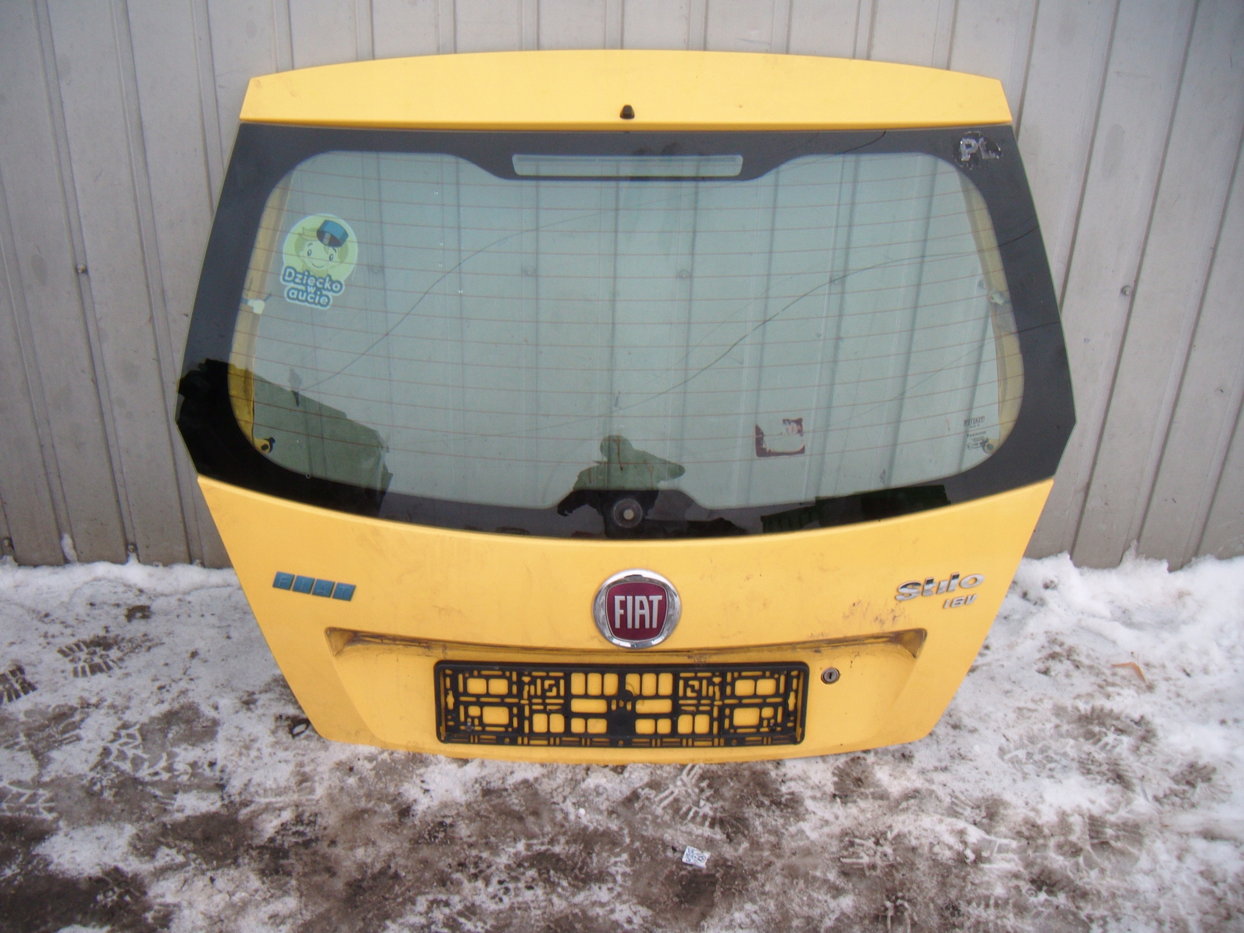 FIAT STILO 3D 1.8 2001-2007 KLAPA TYŁ TYLNA