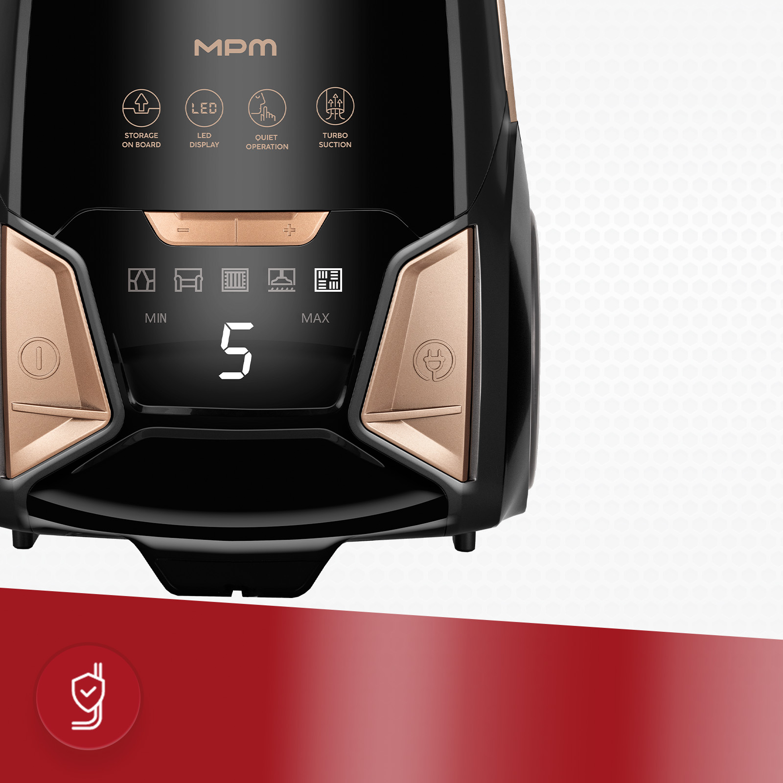 Odkurzacz tradycyjny MPM MOD-55 750W Szczotka do parkietów - Sklep