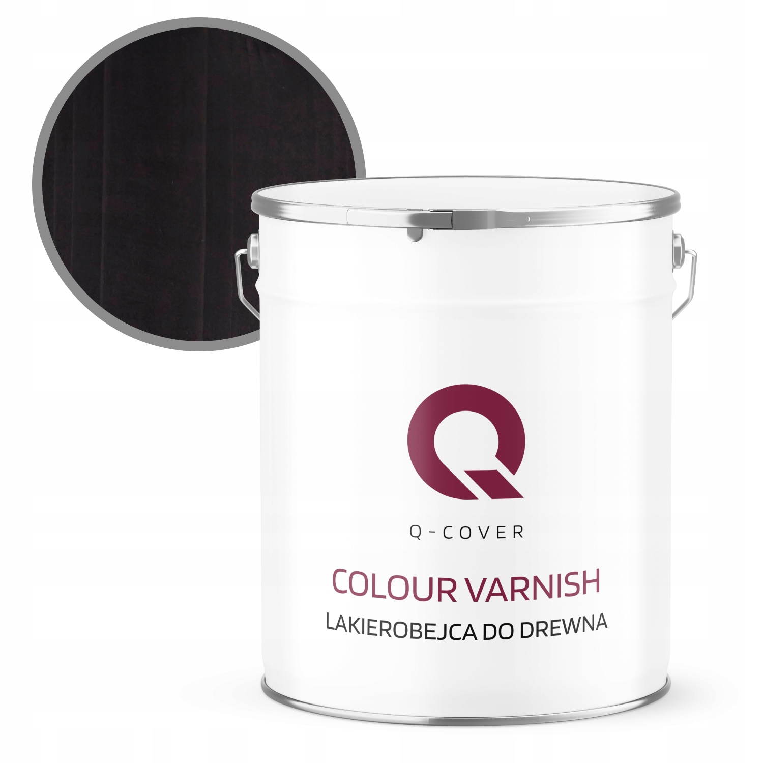 Rychleschnoucí Lak Na Dřevo 5L Černý Polomat Výkonná Barva 3V1