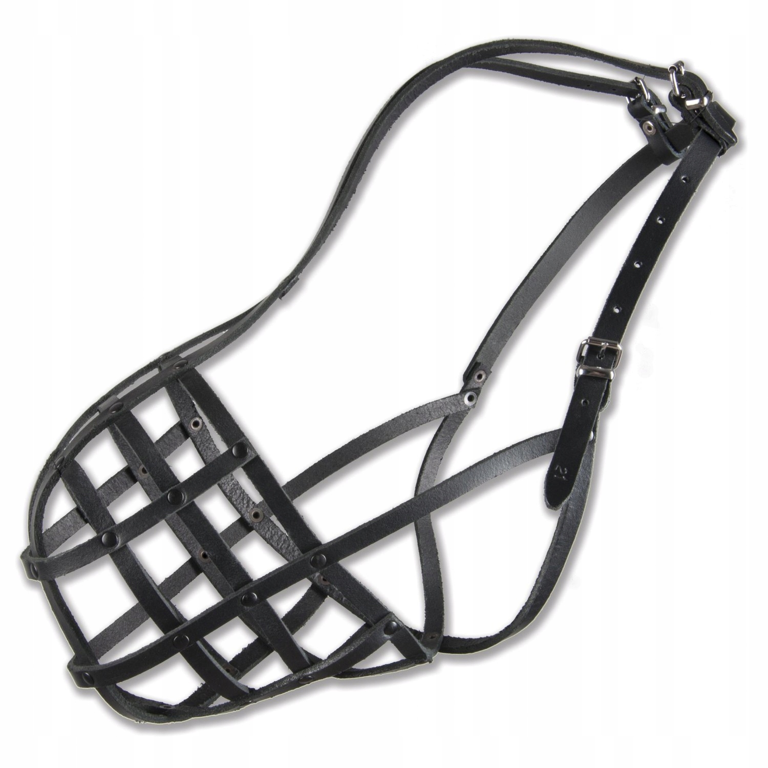 Levně Kožený náhubek 22 Mastif malý