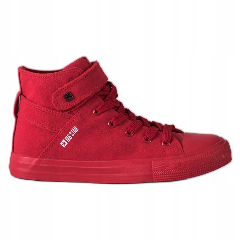 

Czerwone Tkanina Buty Trampki Big Star r.39
