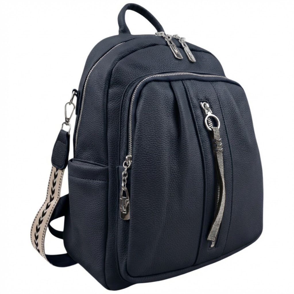 Plecak damski miejski A4 pojemny szkolny zamek torebki podróżne klasyczne