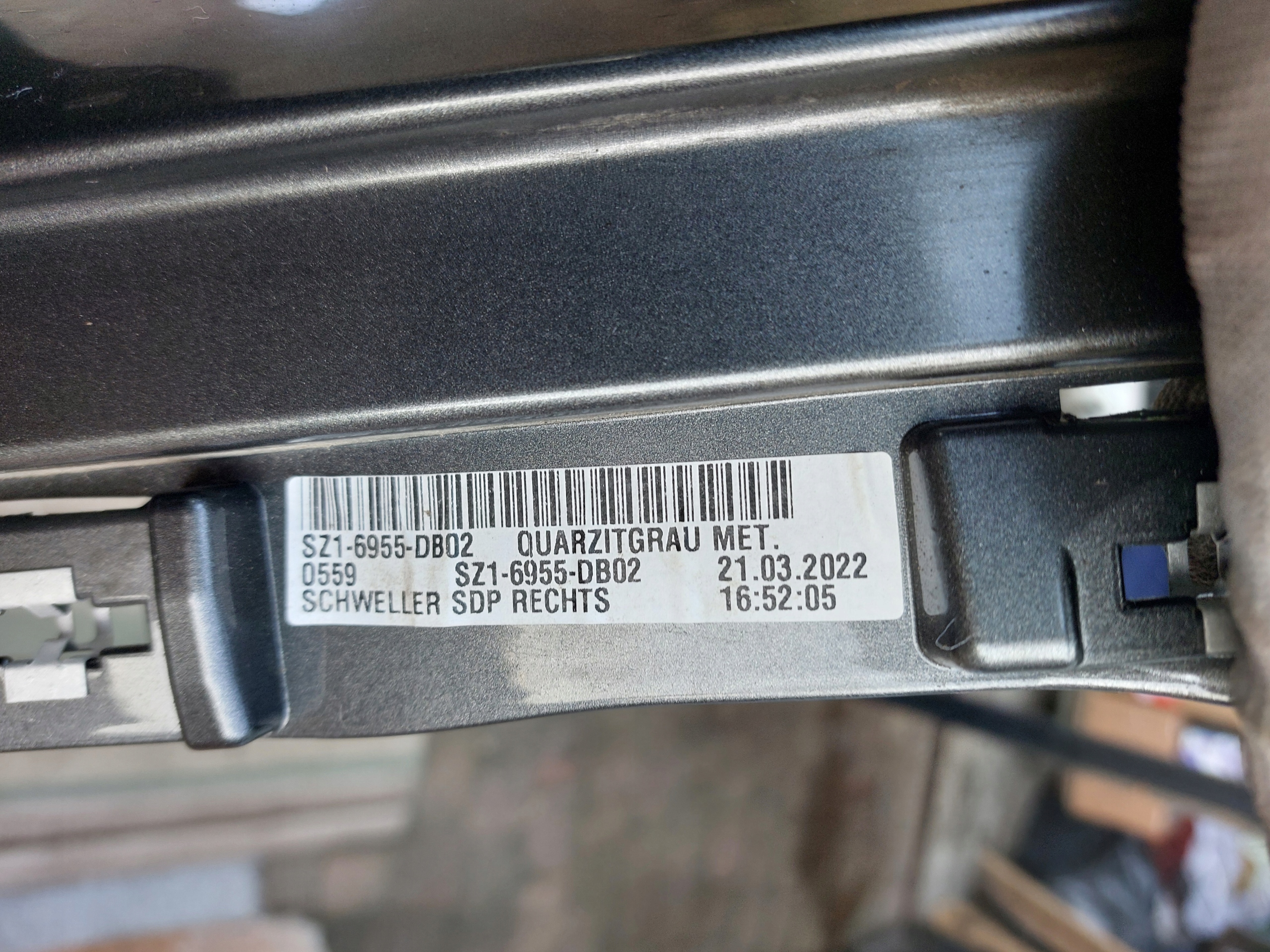 moulding right threshold PORSCHE CAYENNE III 22r M7Q