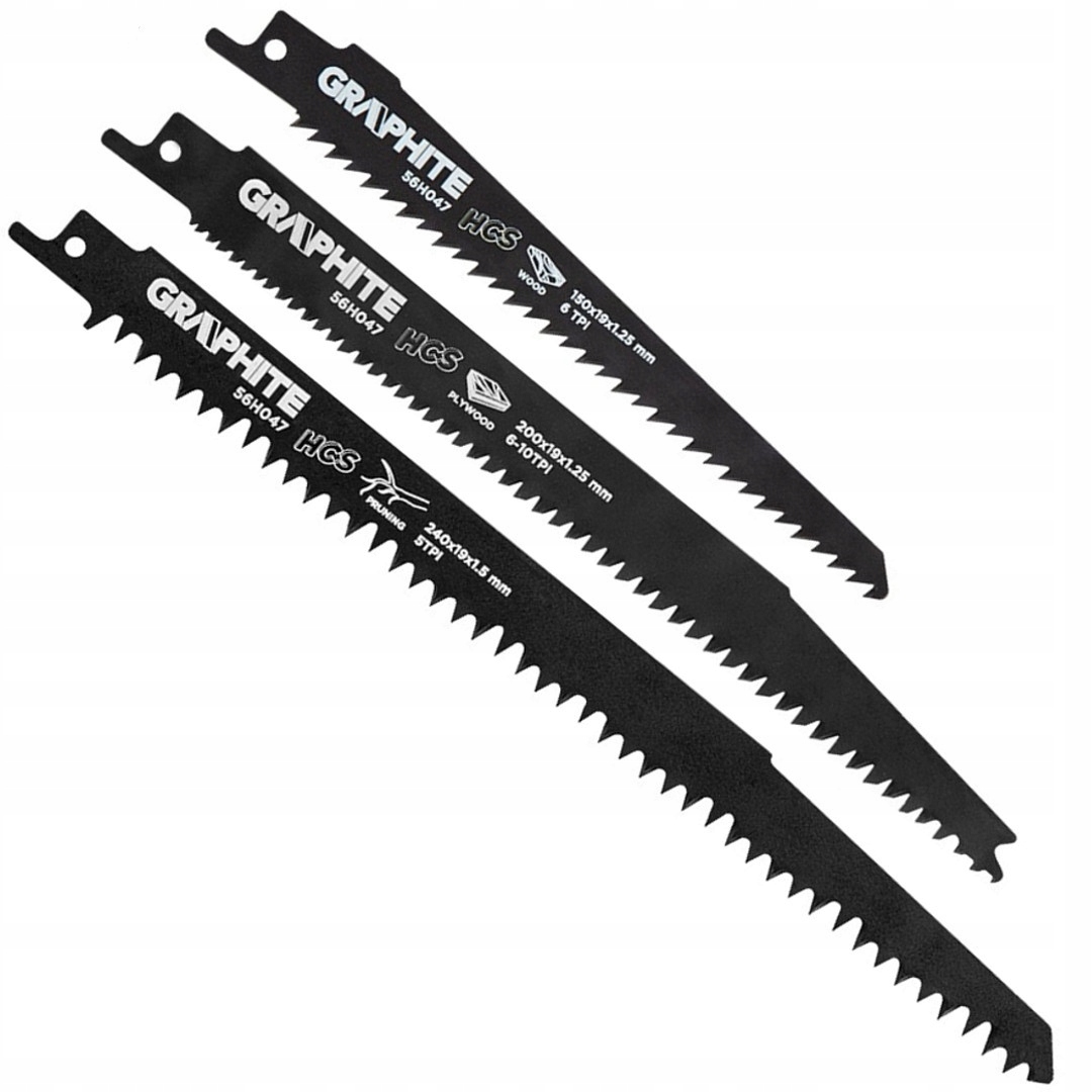 

Zestaw 3 Brzeszczoty Do Piły Szablastej Hcs Drewno