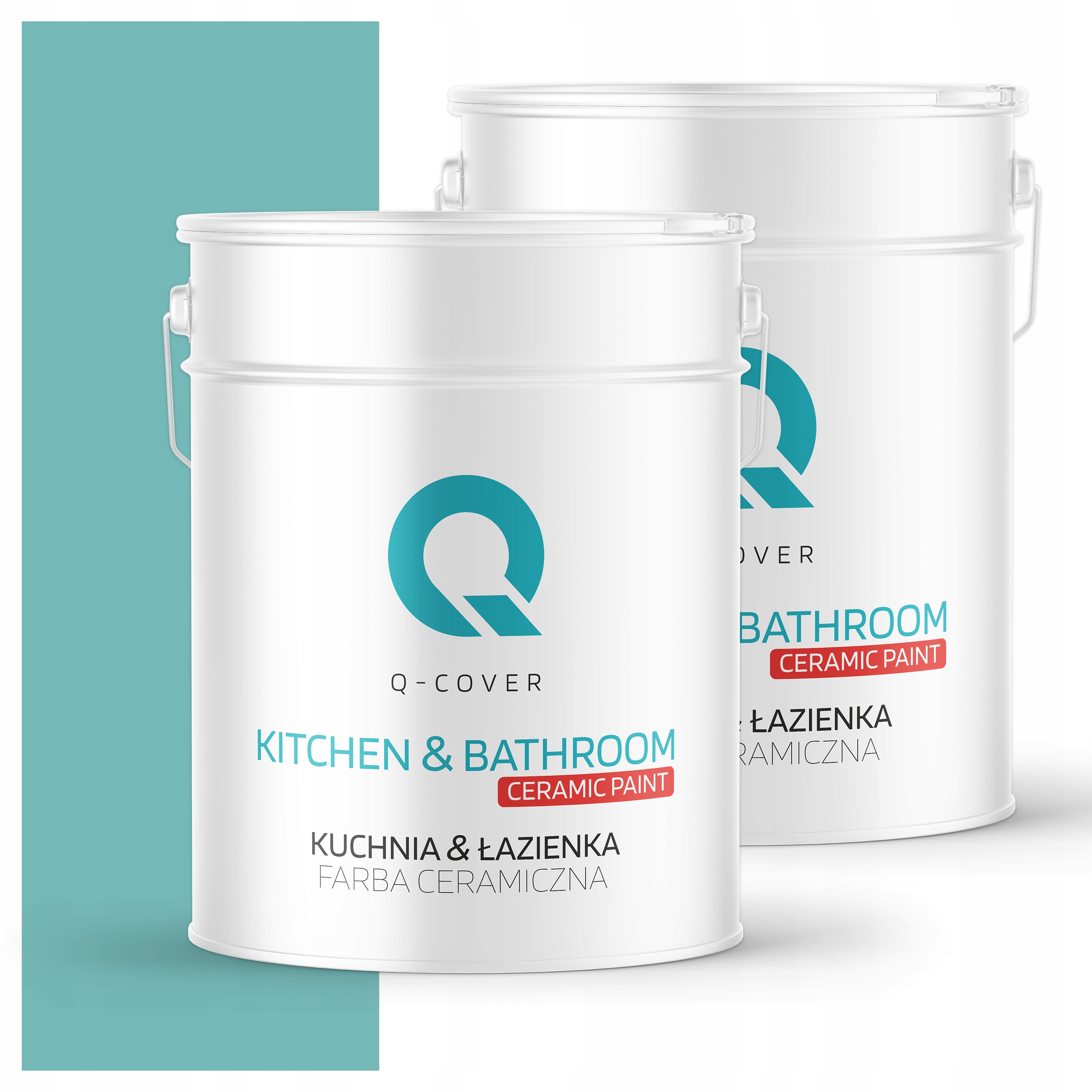 Farba do kuchyne a kúpeľne Umývateľná 10L Hlboká matná tyrkysová H1441