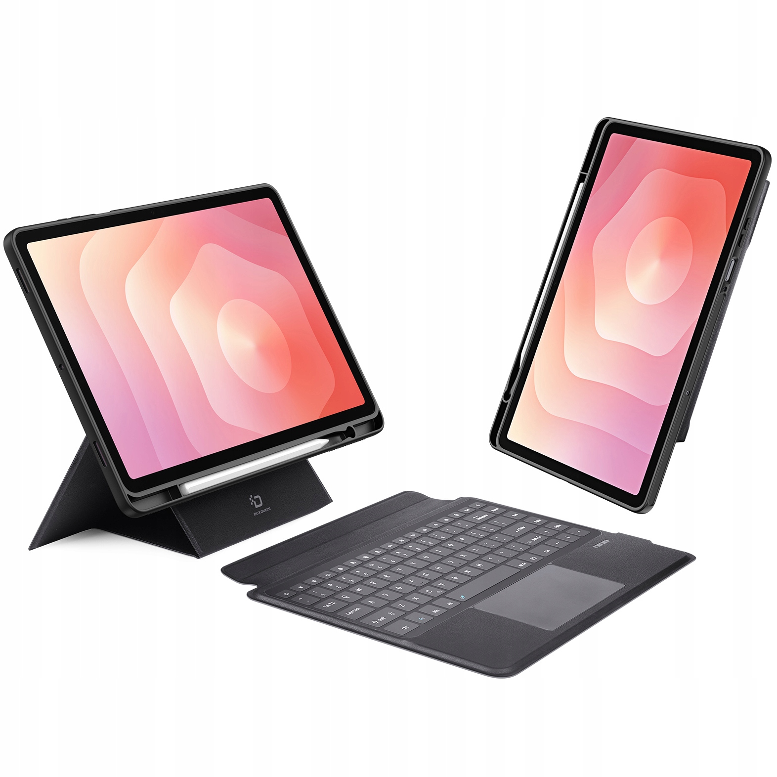 Pouzdro s podsvícenou klávesnicí Dux Ducis pro Galaxy Tab S11, uzamykatelné pouzdro