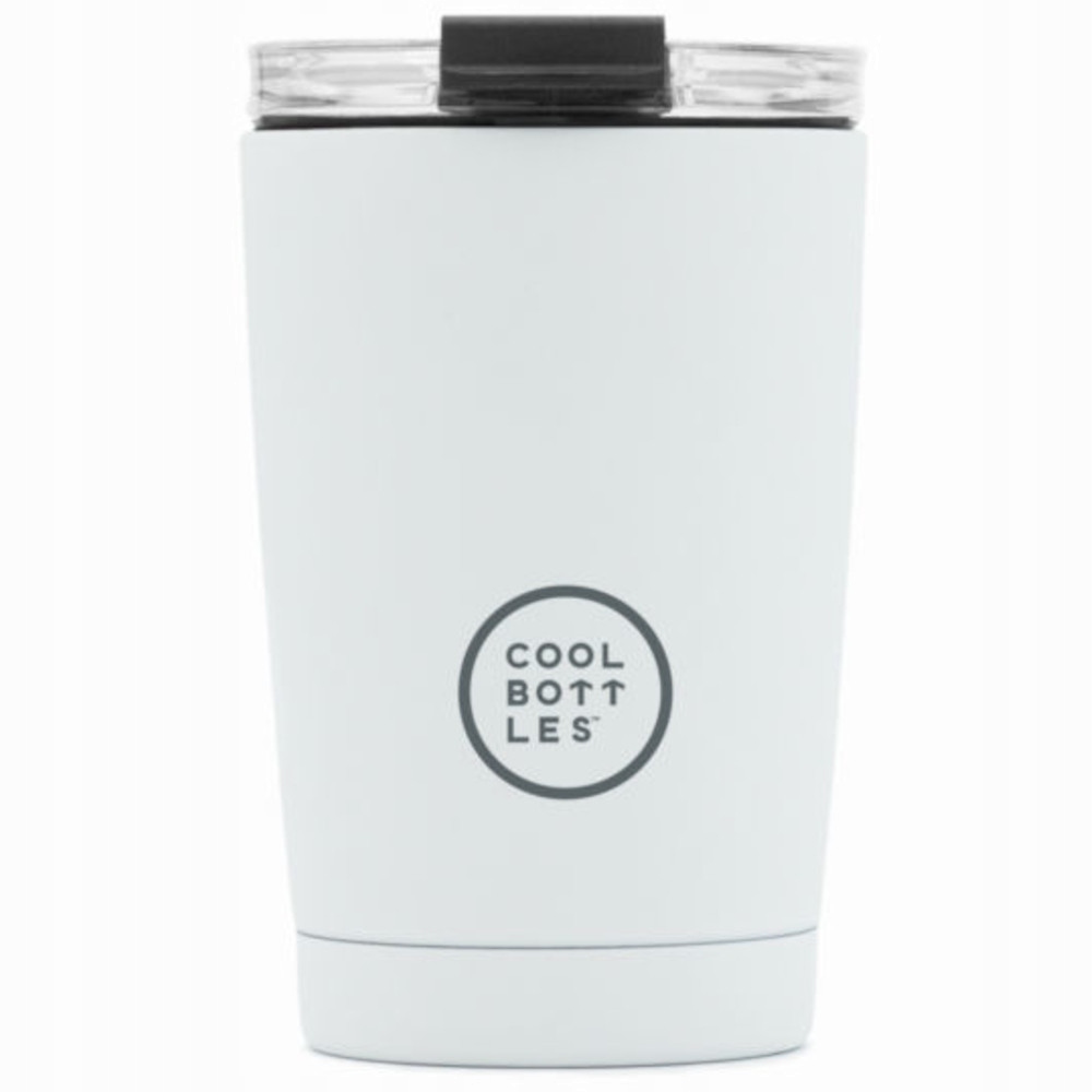 Termohrnek 330 ml Triple Mono white Cool bottles
