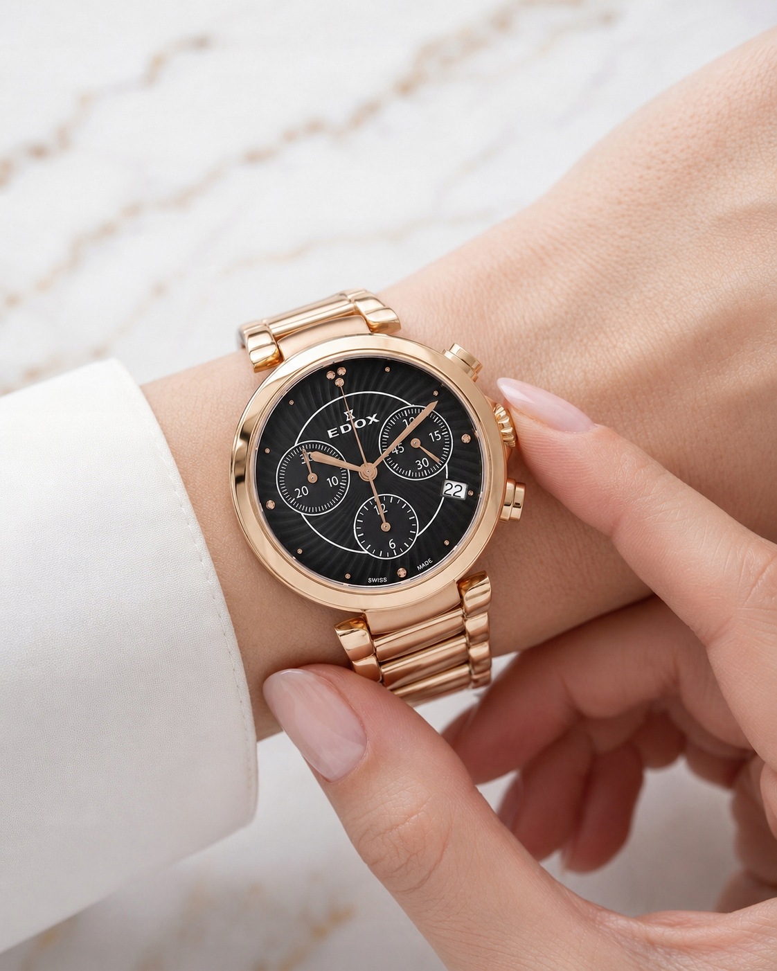 Edox LaPassion Chrono 10220-37RM-NIR 35.00 mm 5ATM