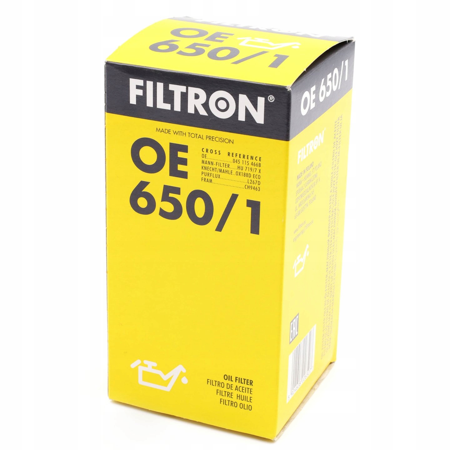 Filtr Oleju Filtron OE650/1 Producent części Filtron