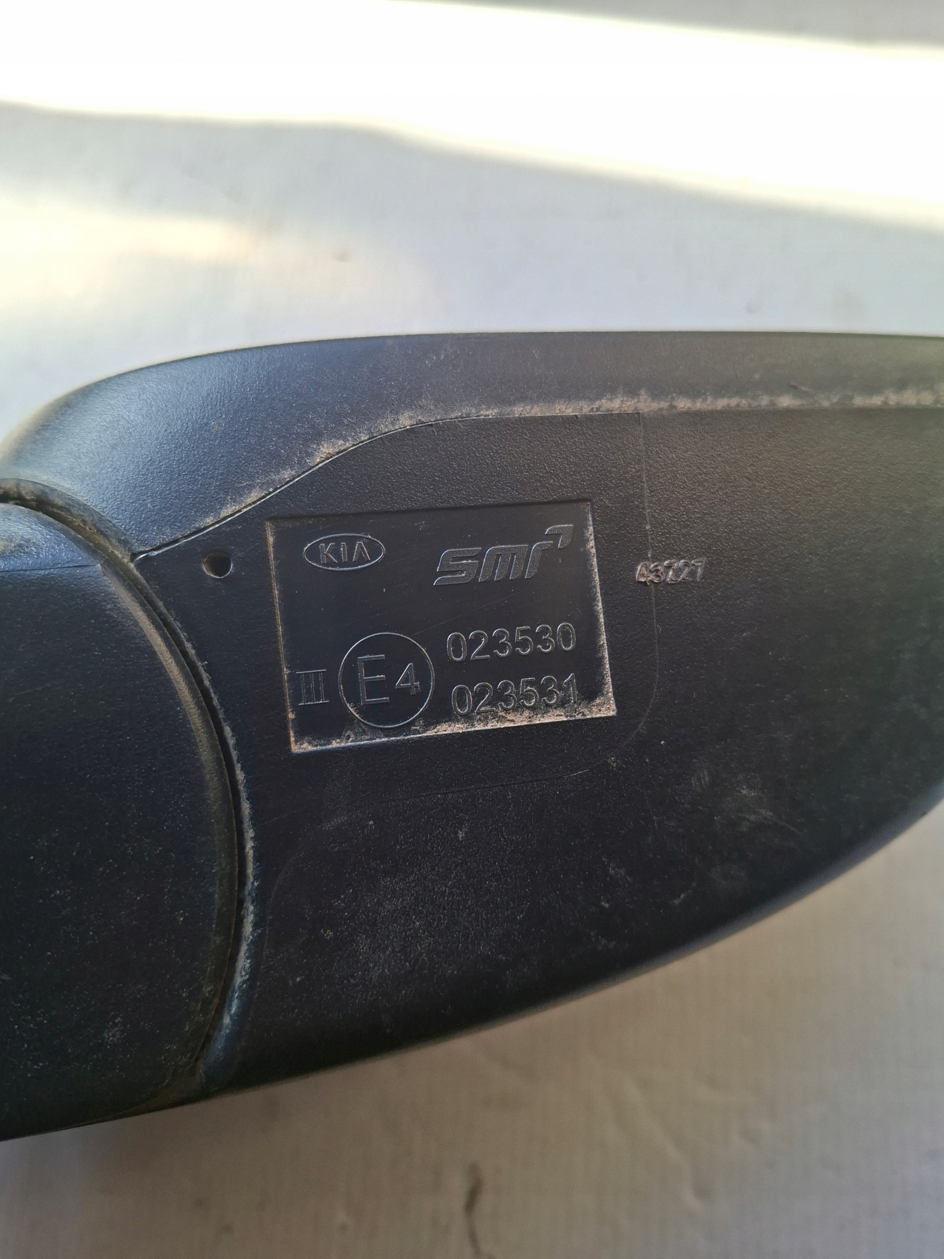 mirror right KIA PICANTO II 5 PIN E4023530