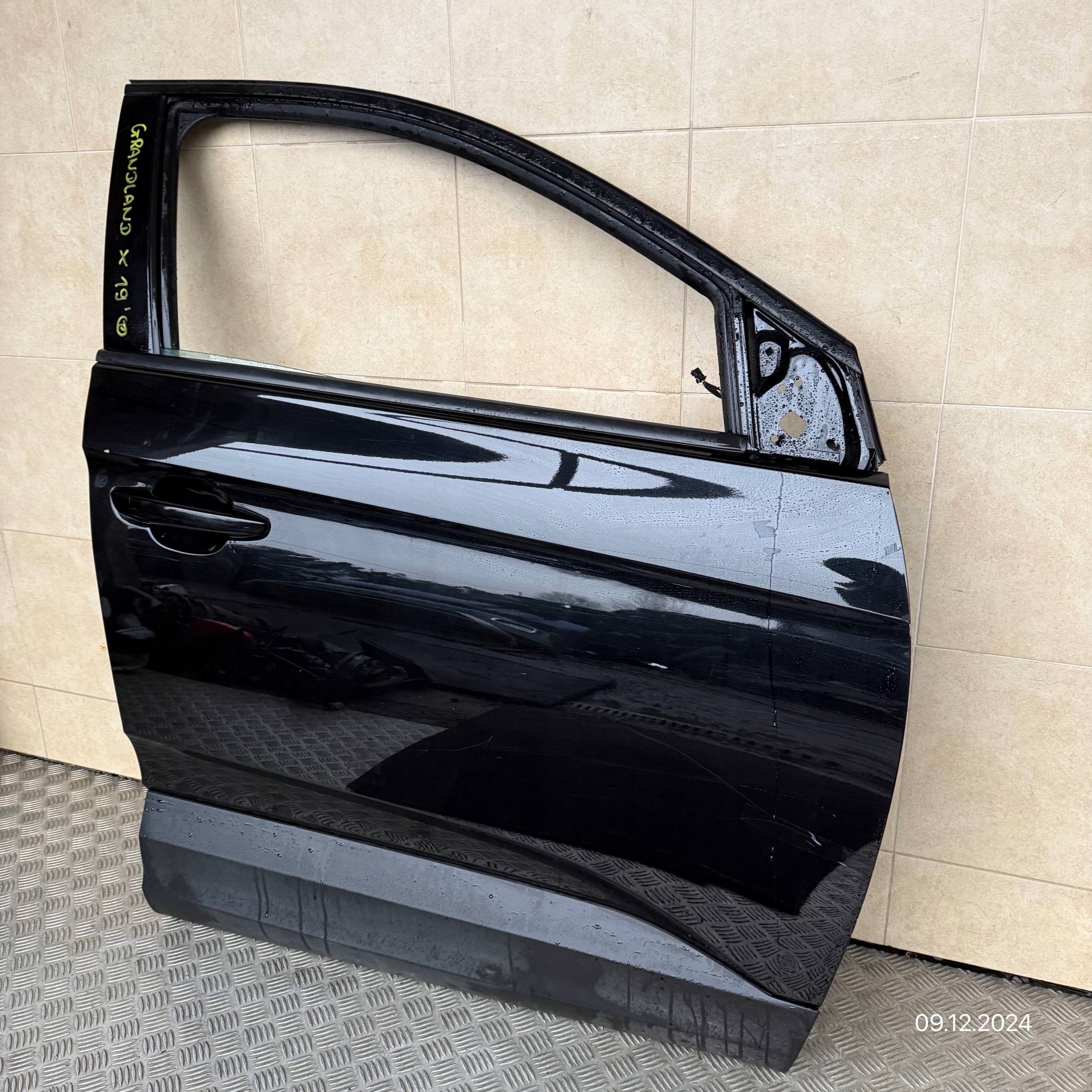 door complete front right OPEL GRANDLAND X 2019 ROK