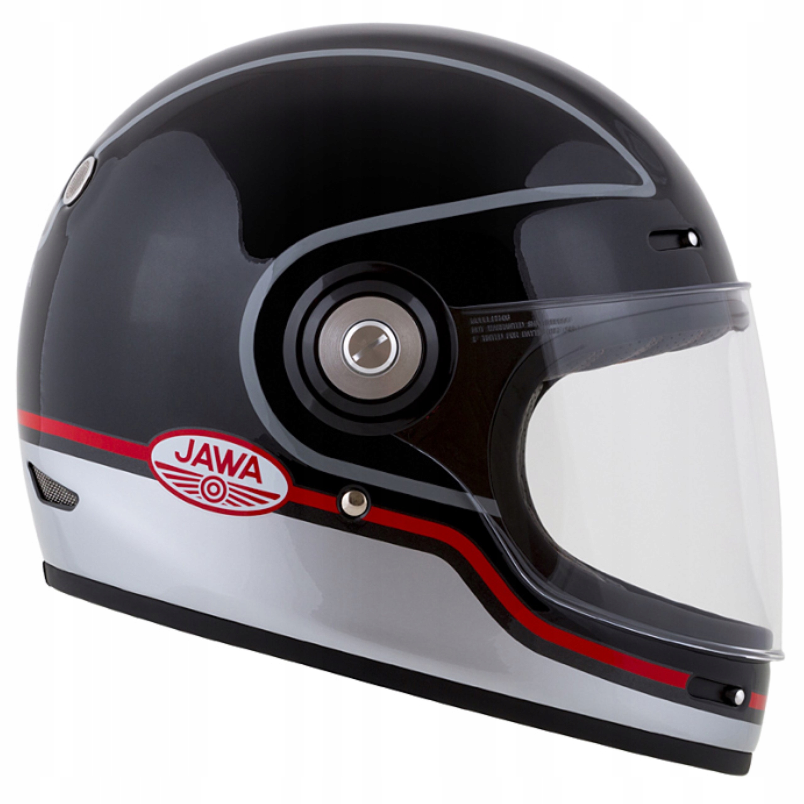 CASSIDA KASK MOTOCYKLOWY FIBER JAWA SPORT RED XS Obwód głowy 53-54 cm