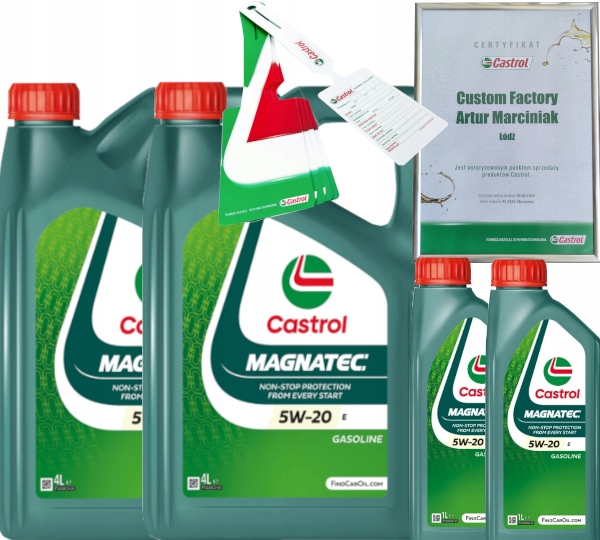 CASTROL MAGNATEC 5W20 E 10L FORD WSS-M2C948-B + ZAWIESZKA