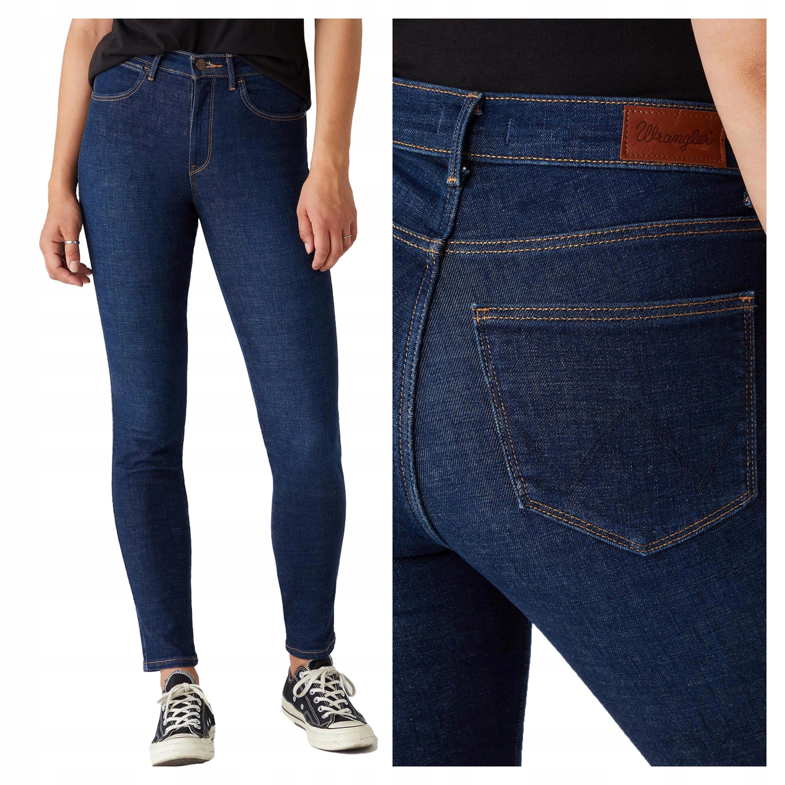 Wrangler High Rise Dámské Džínové Kalhoty W28 L32