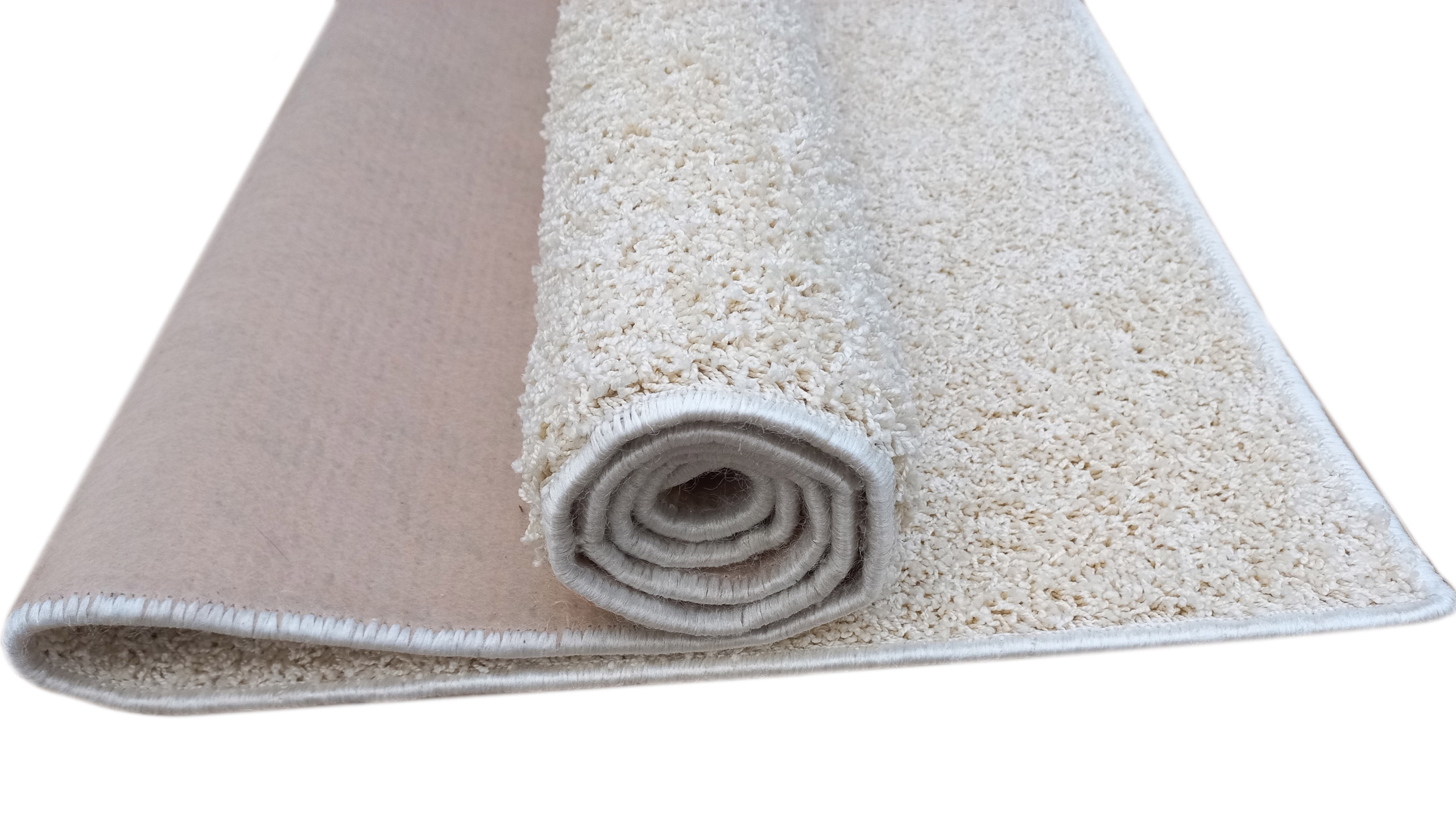 Dywan Shaggy 140x200 Mięciutki Kolor Krem Soft