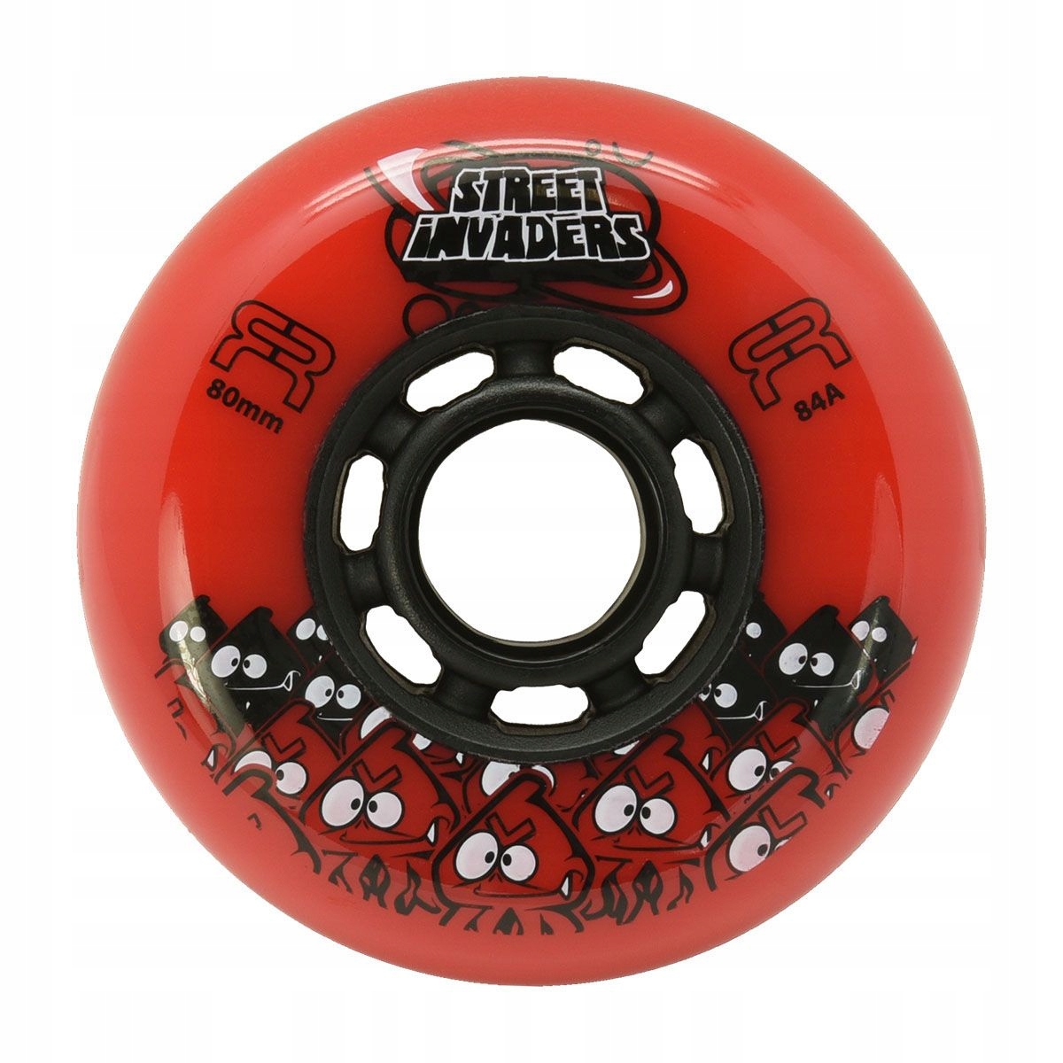 Koła Fr Skates Street Invaders Red 80MM 84A X4 Freeride Urban