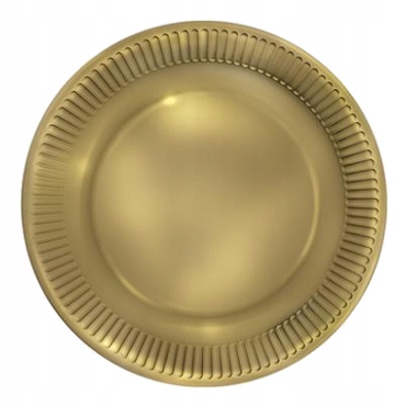 MAKI TALERZYKI PAPIEROWE ZŁOTE Ø180CM 8 SZT.