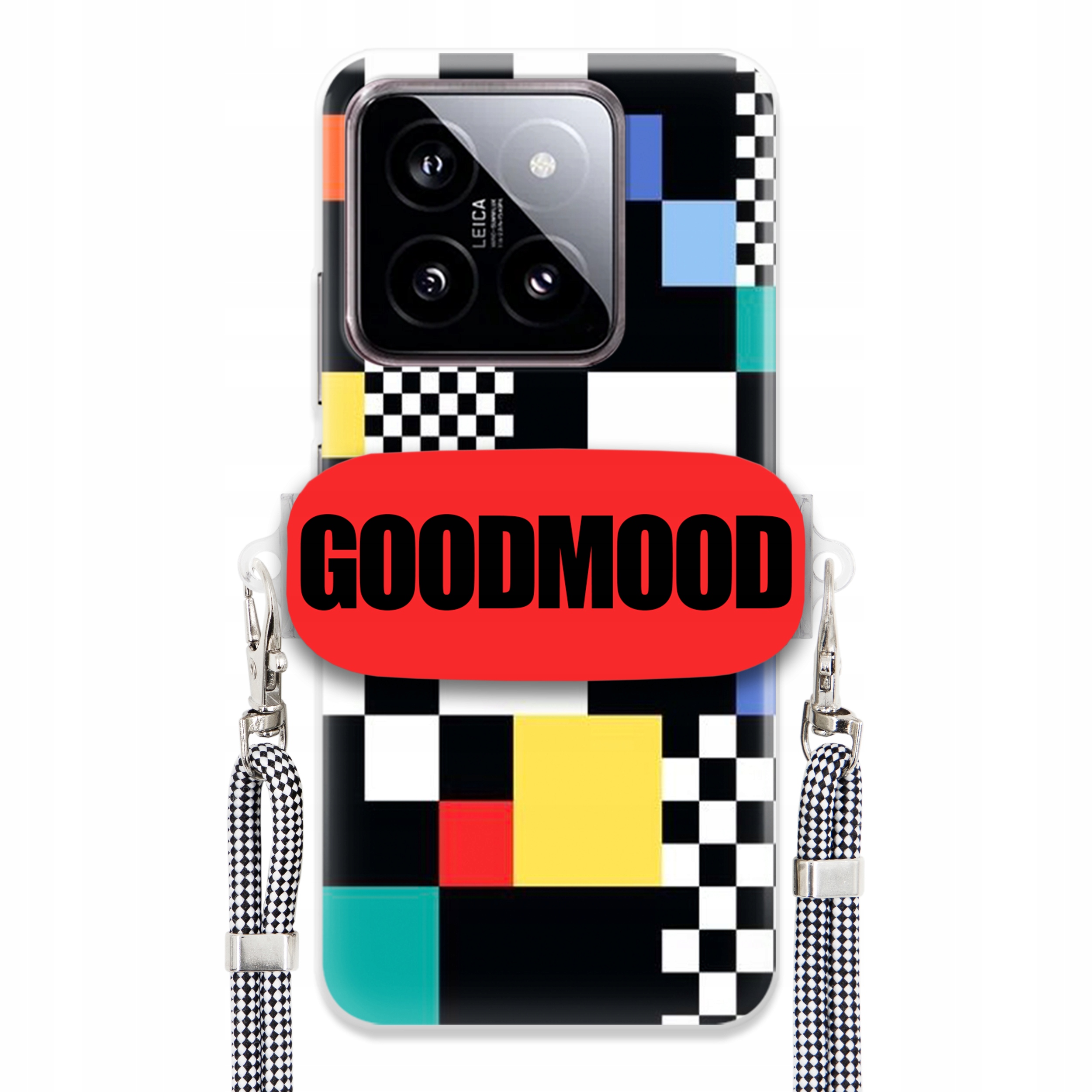 Pouzdro Pro Xiaomi 14 Case Držák Na Vodítko Zebra Telefonu Pixelart Goodmood MIX Wz