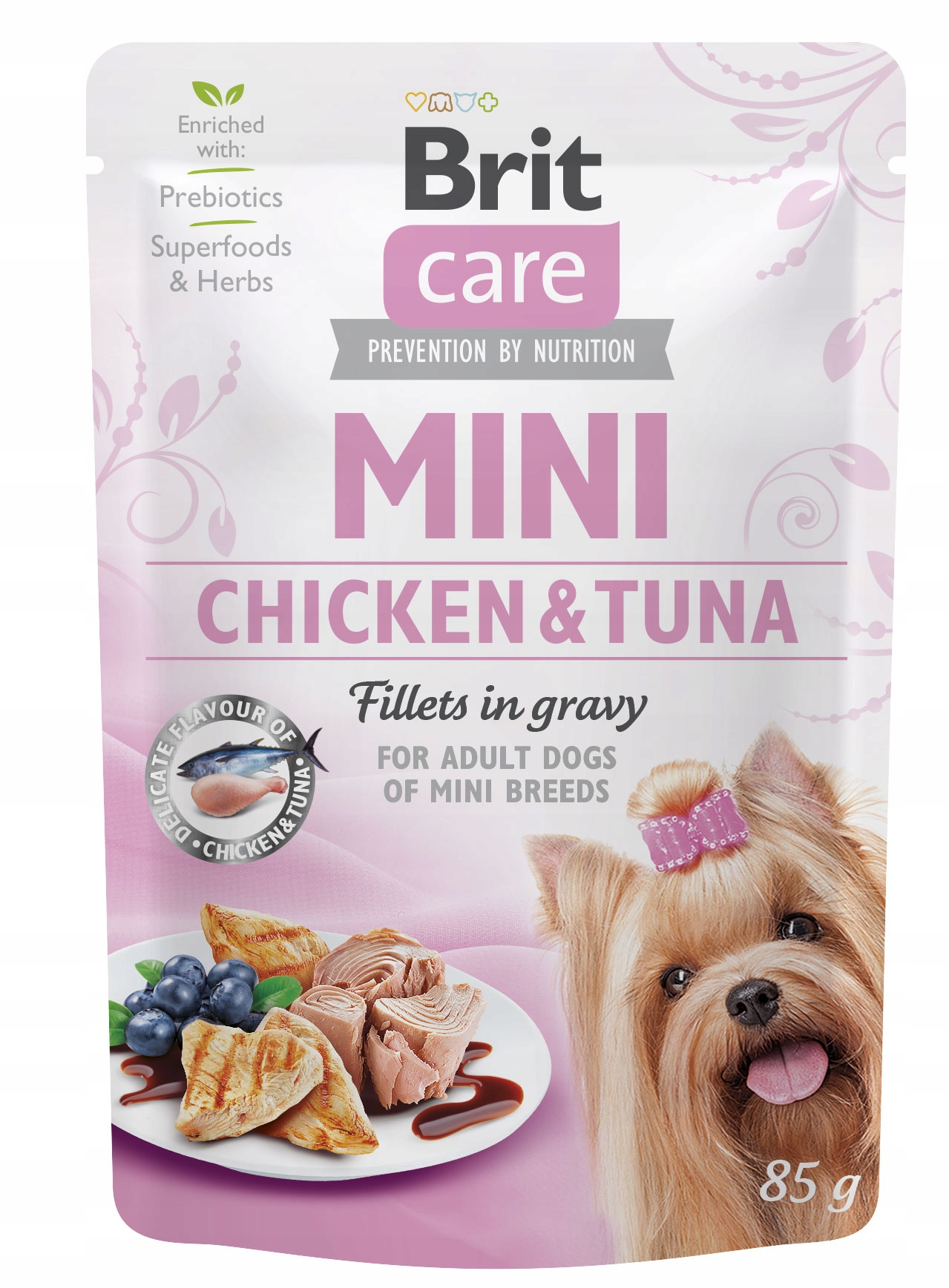 Brit Premium Vlhké krmivo pro psy Small breed Kuře a tuňák 24x85 g