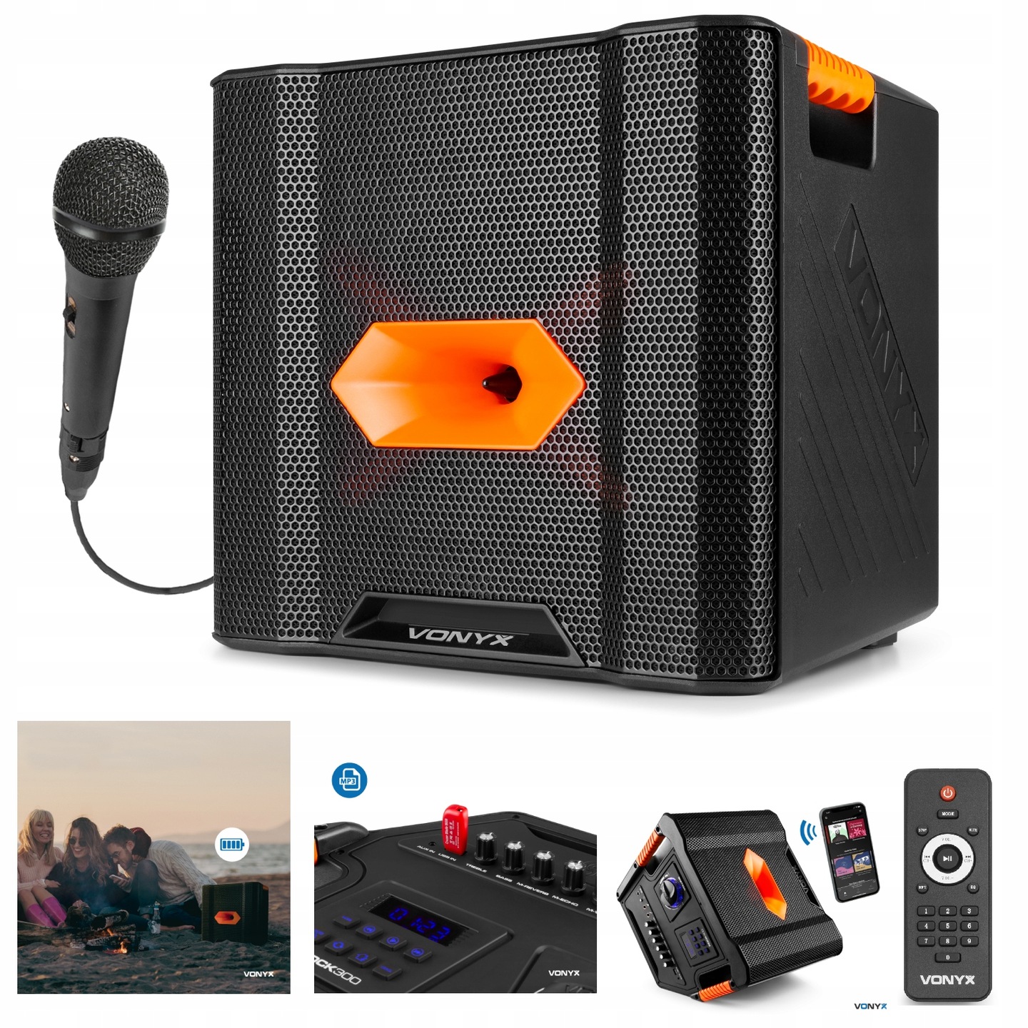 Колонка VONYX ROCK300 90 Вт черный