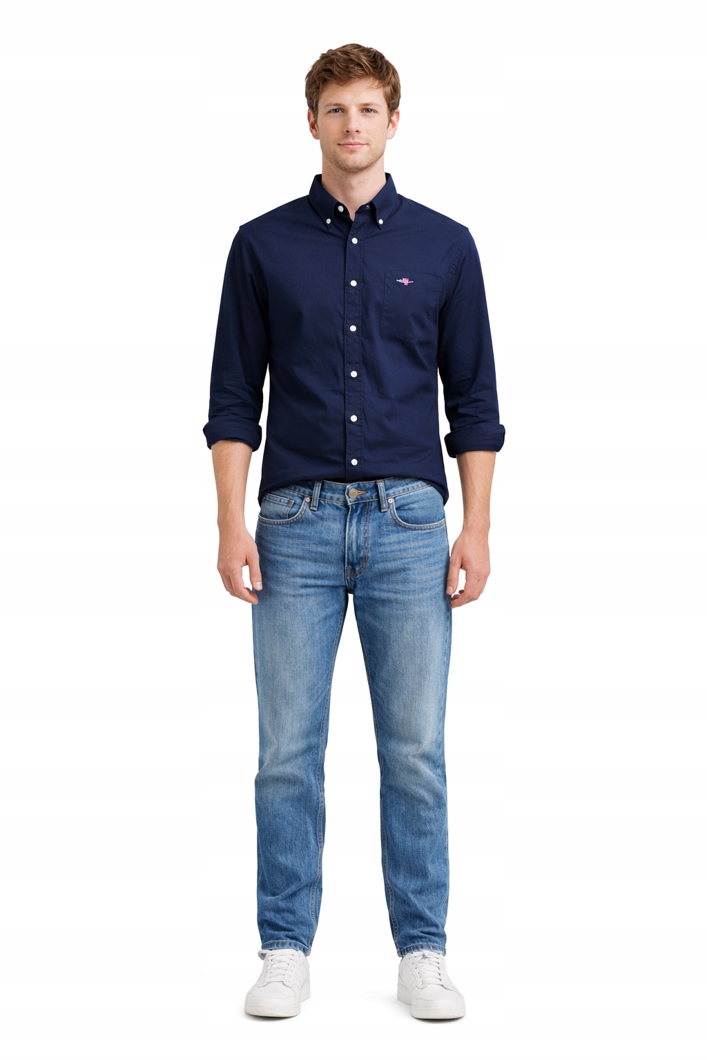 Gant Tmavě Modrá Elegantní Košile S Límečkem XL I3B