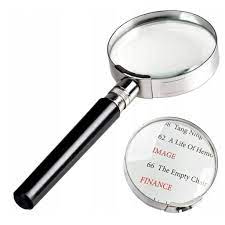 LUPA KLASYCZNA 90mm METAL SZKLANA