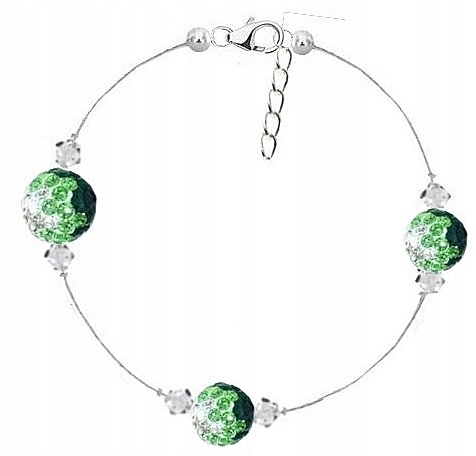 

Srebrna bransoletka Swarovski, róza srebro