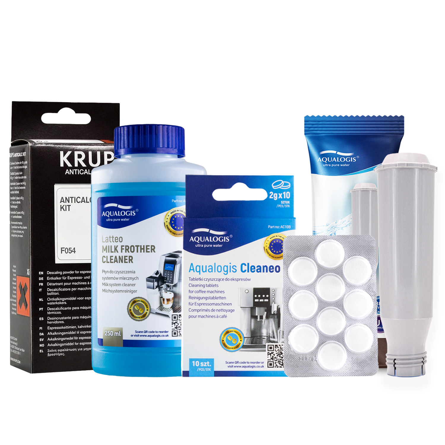 Filtr vody AL-TES46 pro kávovar Krups F054 Cleaneo Latteo 0,25L