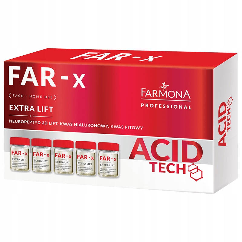 Liftingové ampule na obličej Extra Lift Acid Tech Farmona 5x5 ml