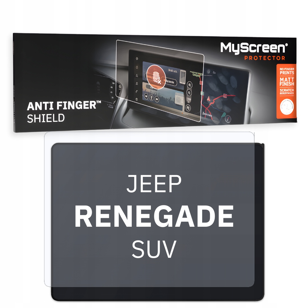 Matná fólie pro Jeep Renegade Suv 2018 2022 8,4" MyScreen Anti Finger