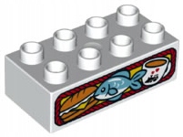 

Lego Duplo Klocek Szyld Restauracja