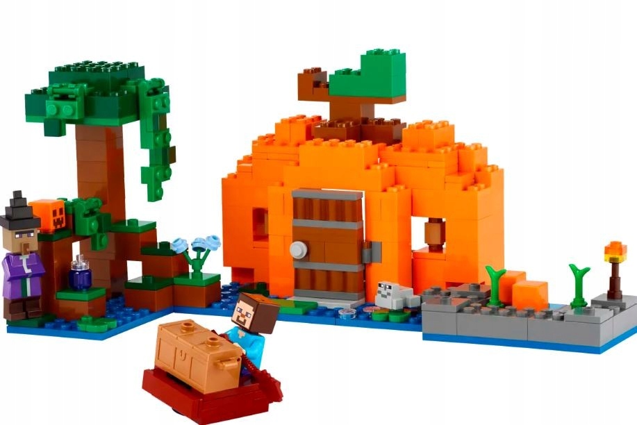 21248 klocki lego Minecraft Dyniowa farma Wiek dziecka 8 lat +