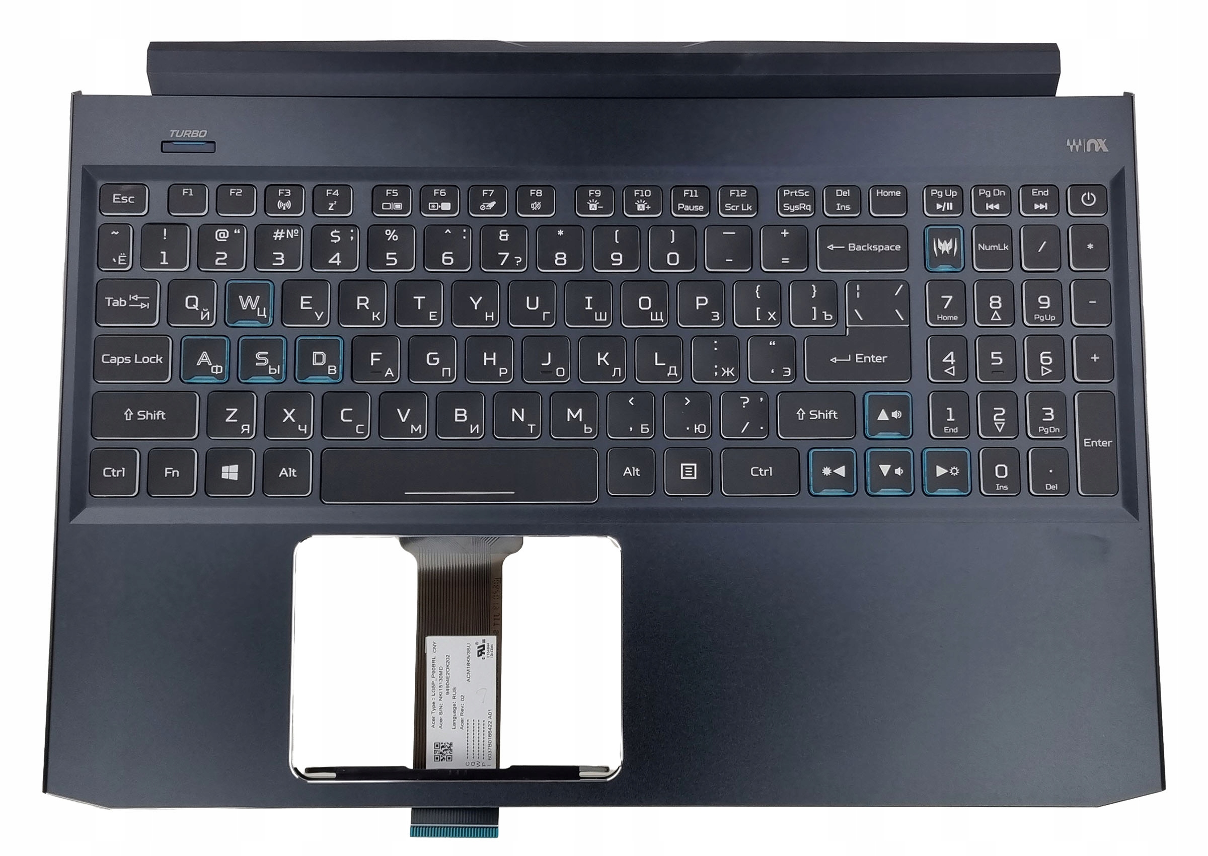 Nová Klávesnica Puzdro Acer Helios 300 PH315-52 Ruská