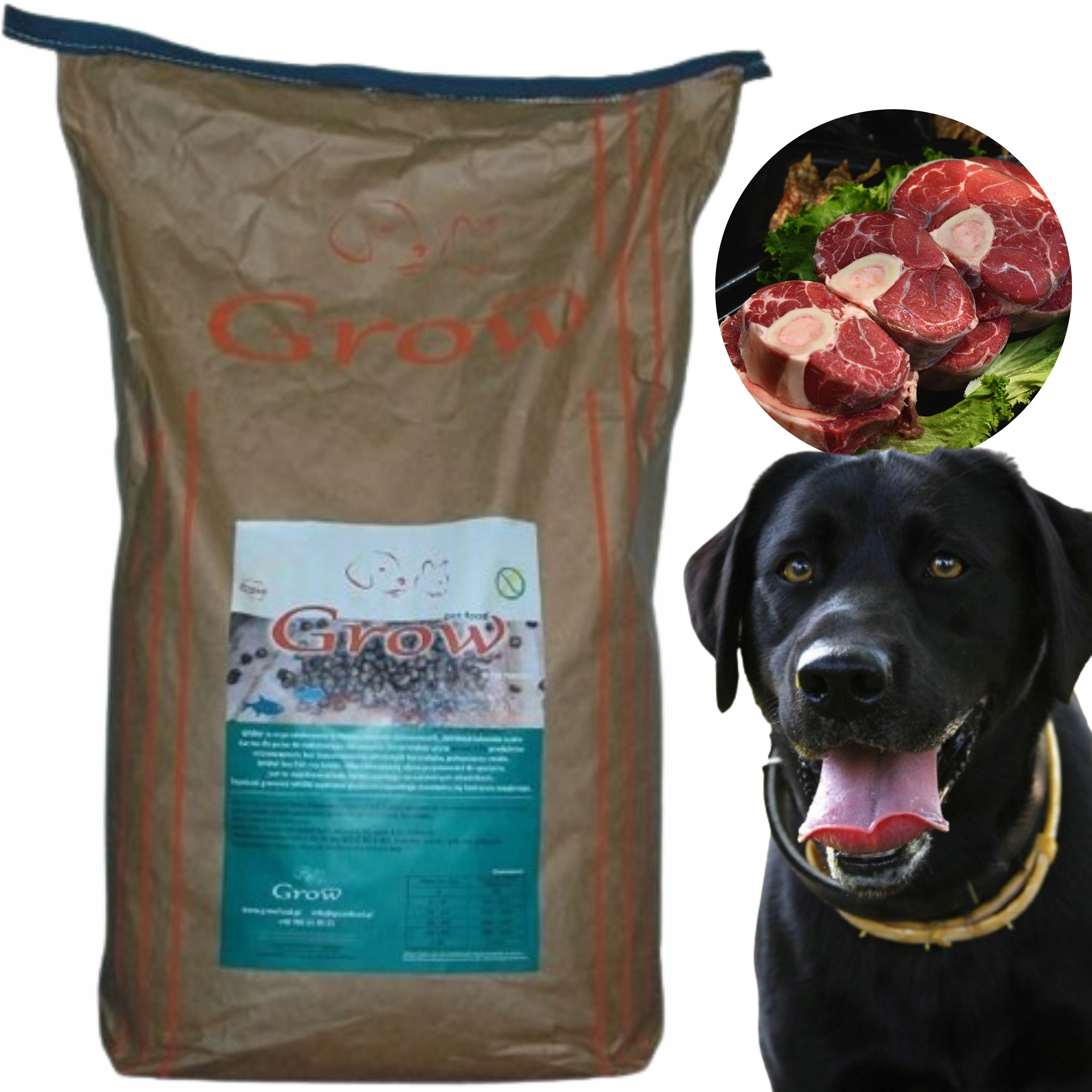 Grow Kachna S Rybou Dospělý S/m Hubertus Suché Krmivo pro psa Adult Dog 14 kg