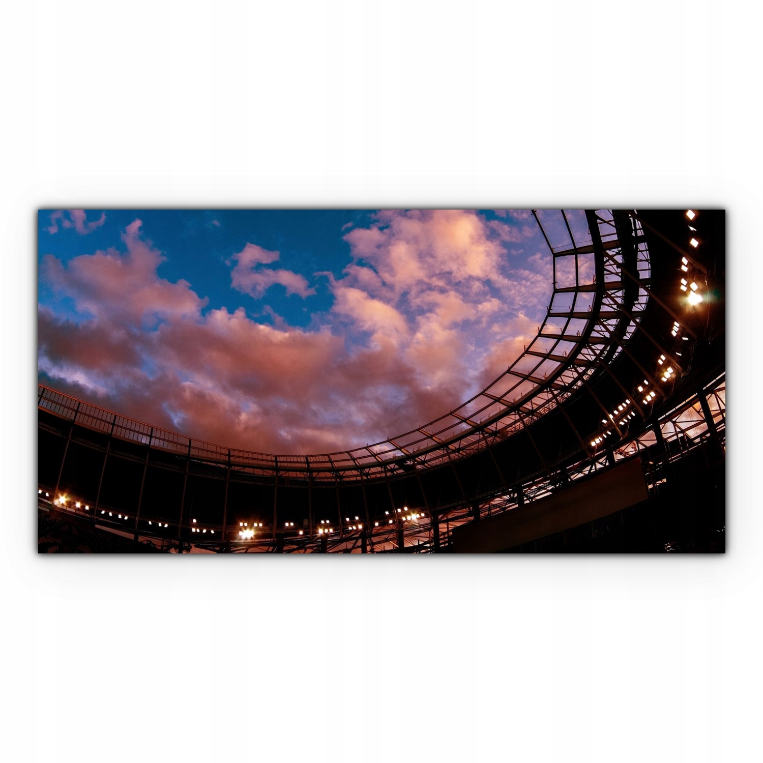 

Canvas do sypialni 140x70 Stadion Piłkarski Niebo
