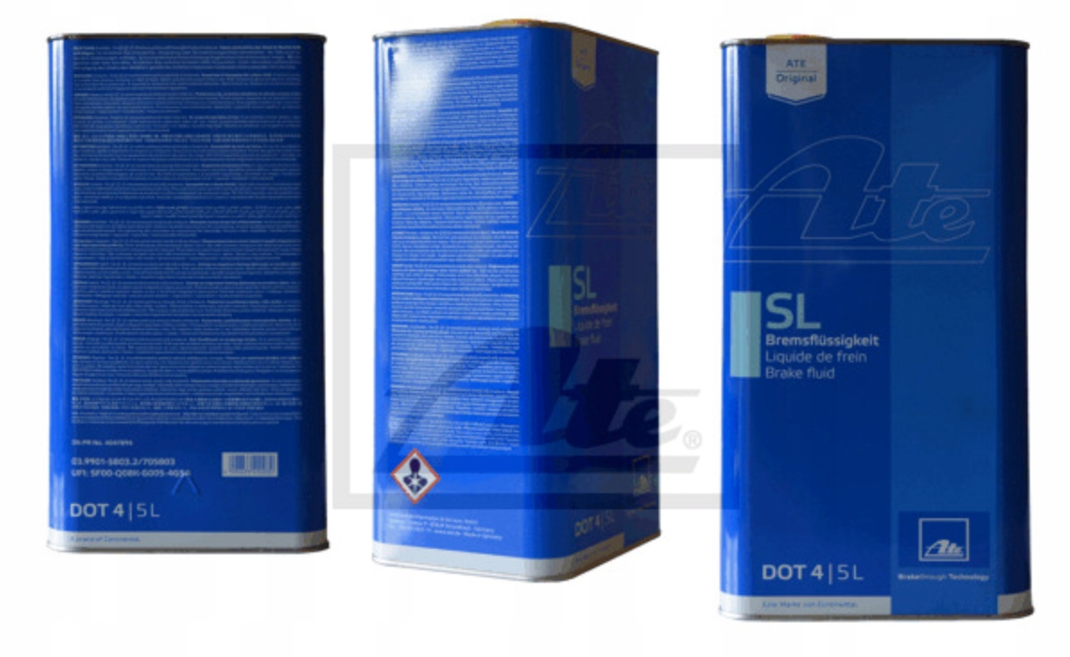 ГАЛЬМІВНА РІДИНА DOT 4 ATE 5L SL