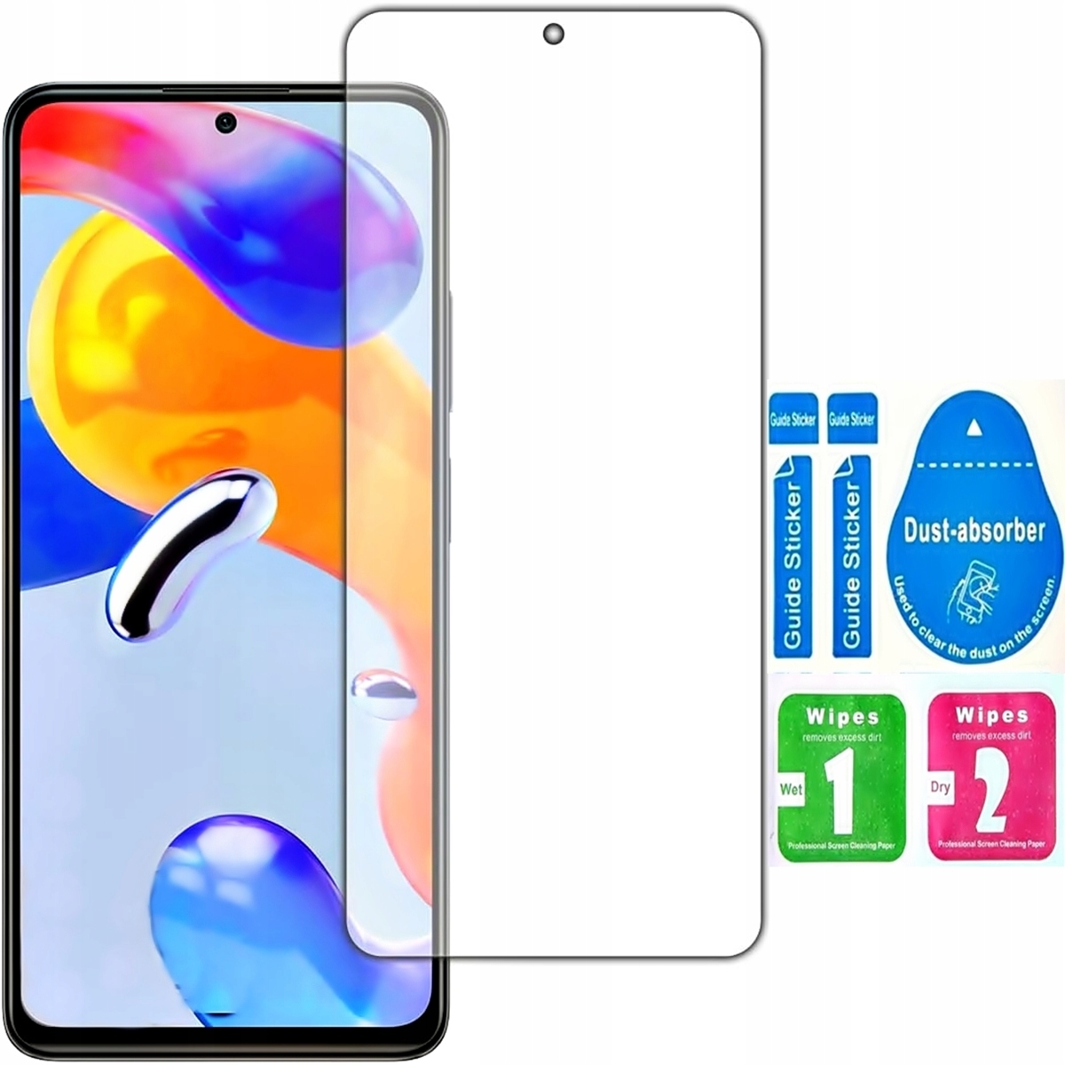 

Szkło Hartowane z Otworem do Redmi Note 12 4G 5G