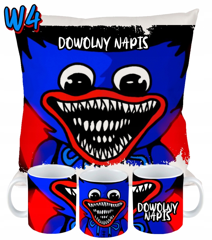 ZESTAW KUBEK PODUSZKA HUGGY WUGGY POPPY PLAYTIME 7 EAN (GTIN) 5905090423409